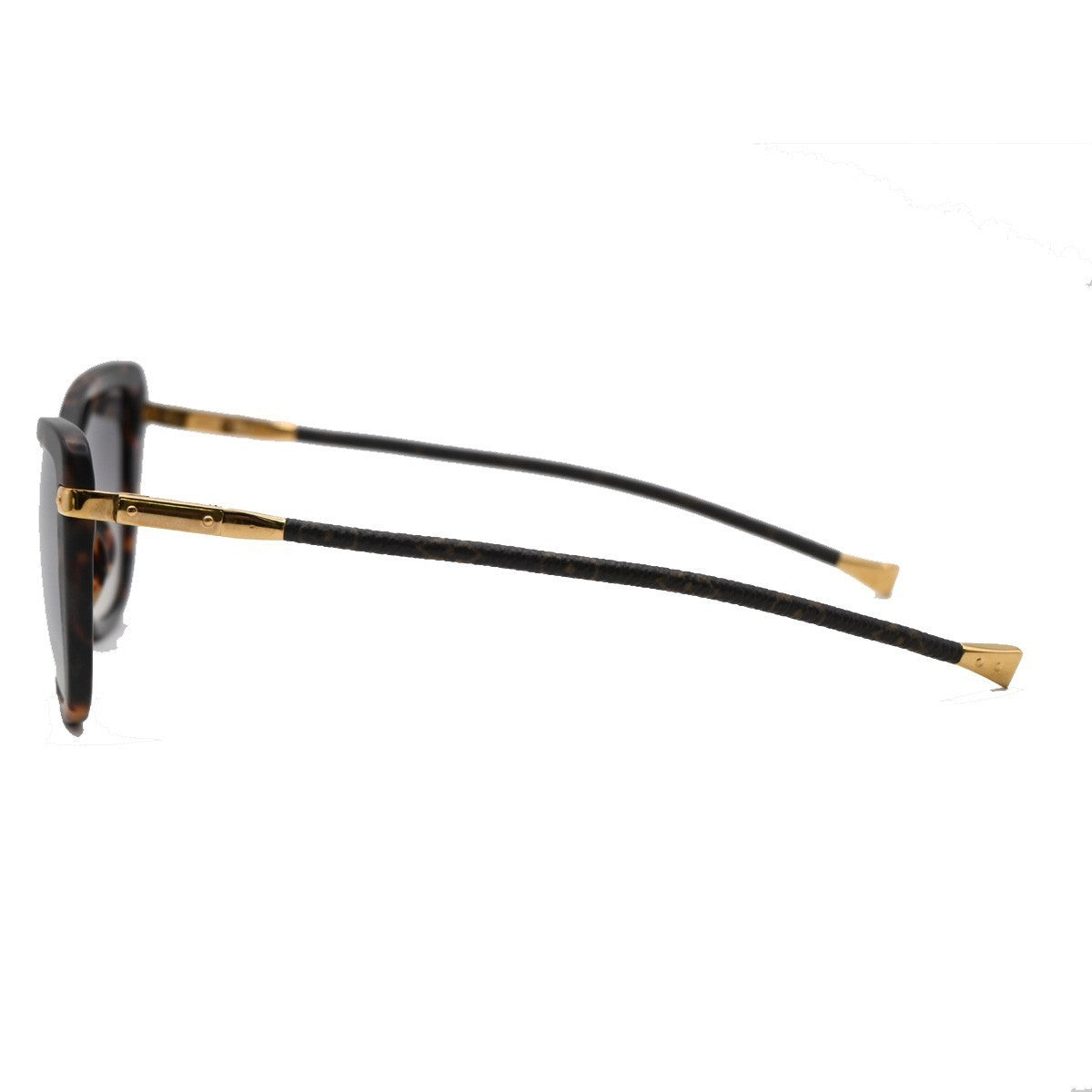 LOUIS VUITTON Charlotte SunGlasses Eye Wear Metal Plastic Gold BN Z0629E 37RL593
