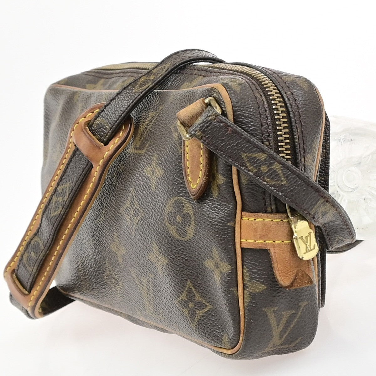 LOUIS VUITTON Marly Bandouliere Shoulder Bag Monogram Leather BN M51828 32PA100