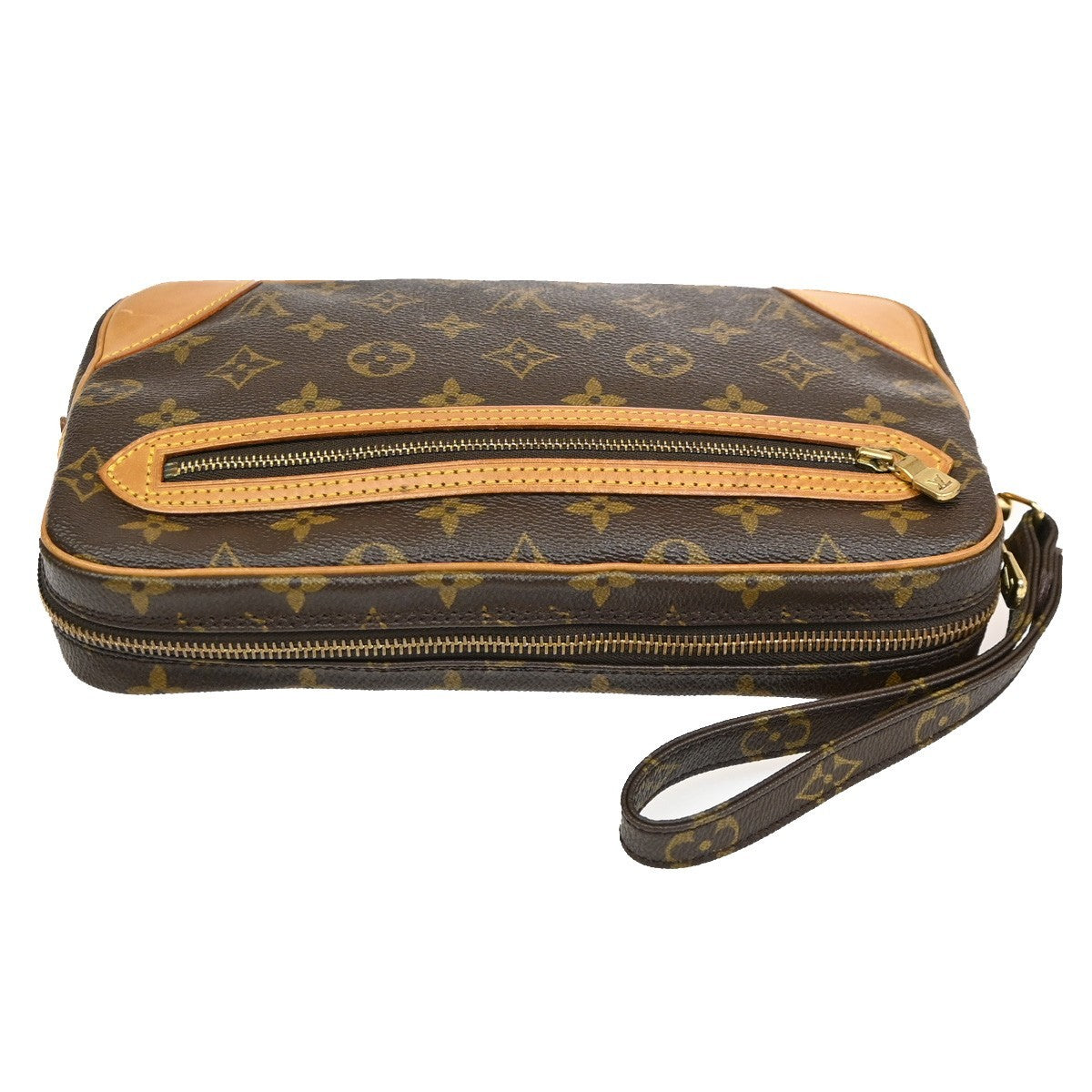 LOUIS VUITTON Marly Dragonne GM Clutch Hand Bag Monogram Brown M51825 37PA031