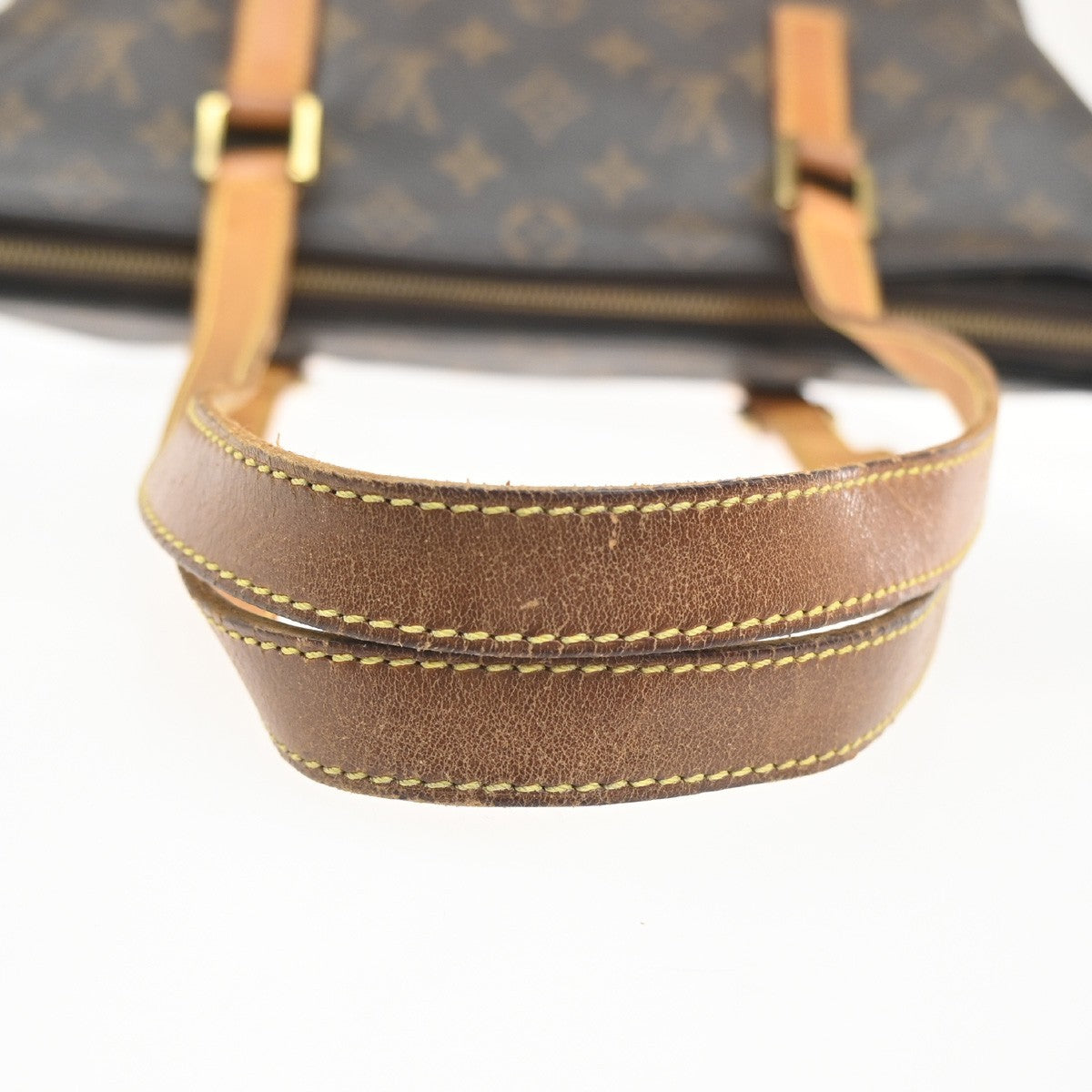 LOUIS VUITTON Cabas Mezzo Shoulder Bag Monogram Leather Brown M51151 82MA440