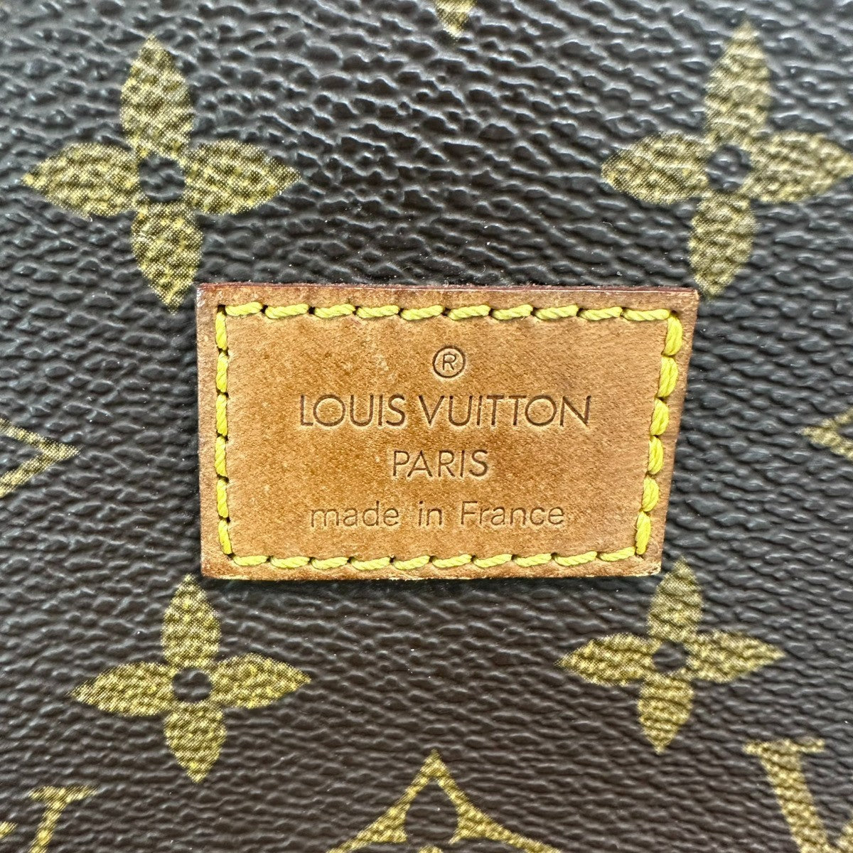LOUIS VUITTON Logo Saumur 30 Shoulder Bag Monogram Leather Brown M42256 73CA867