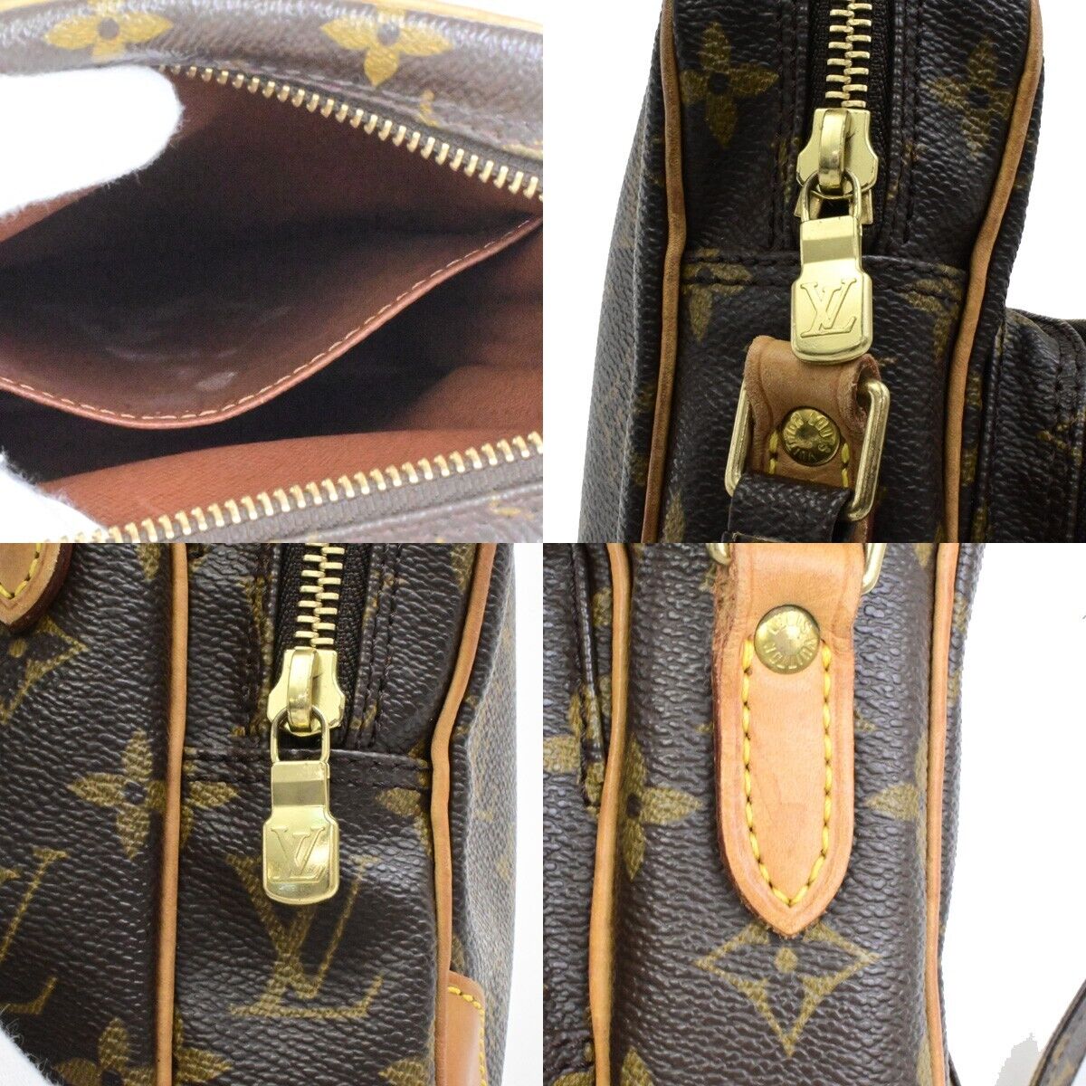 LOUIS VUITTON Amazon Crossbody Shoulder Bag Monogram Leather BN M45236 17EE087