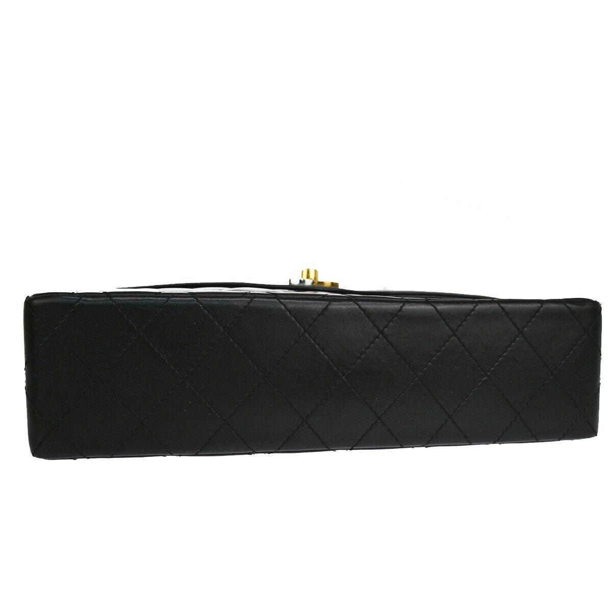 CHANEL PARIS CC Logo Matelasse Chain Shoulder Bag Leather Black GHW 332LC498