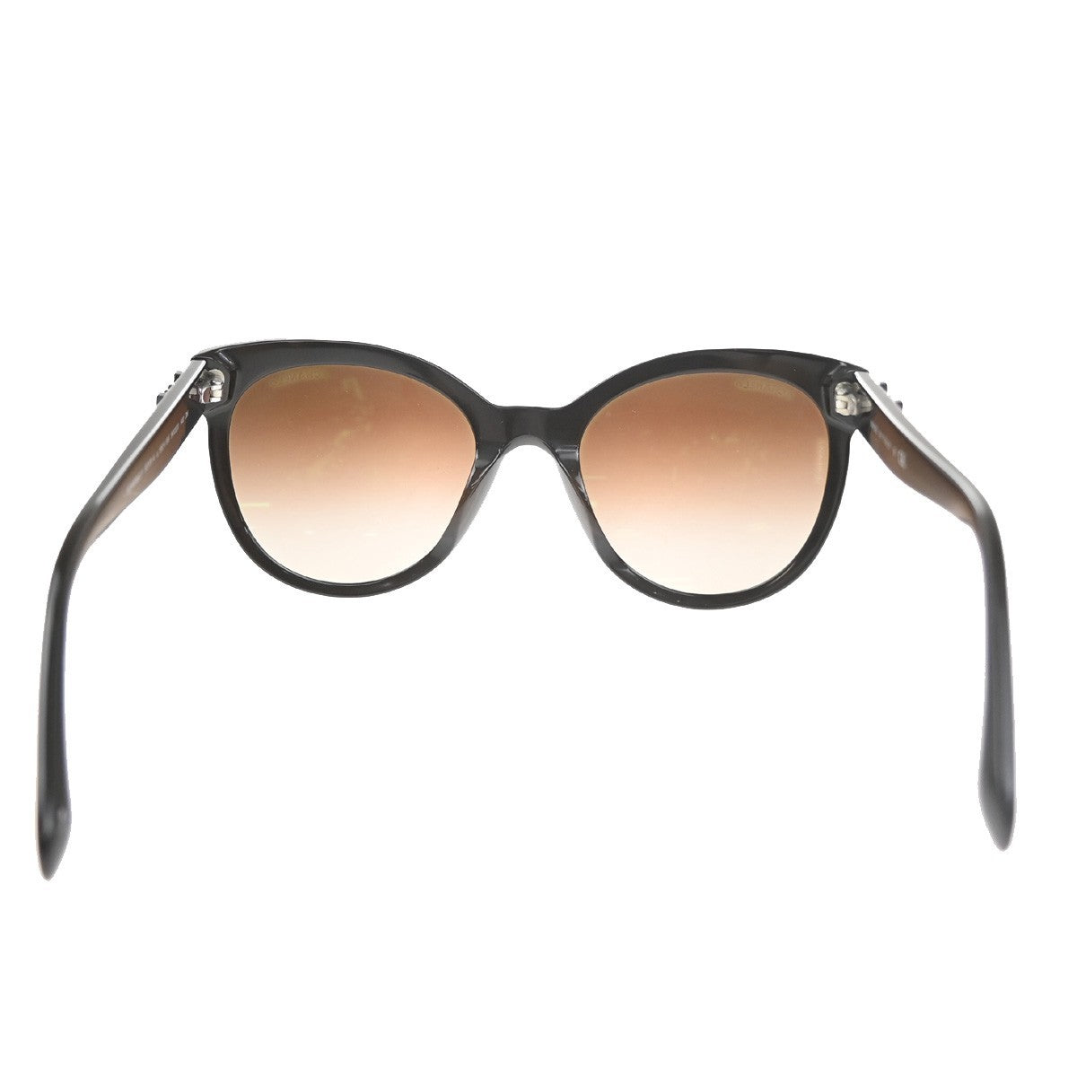 CHANEL CC Logo Sunglasses Eye Were Plastic Metal Brown Italy 5315-A 62RL992