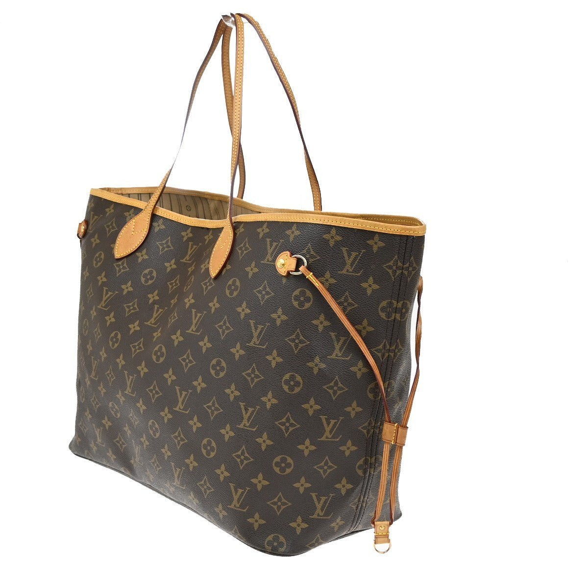 LOUIS VUITTON Neverfull GM Shoulder Tote Bag Monogram Leather BN M40157 27EF832
