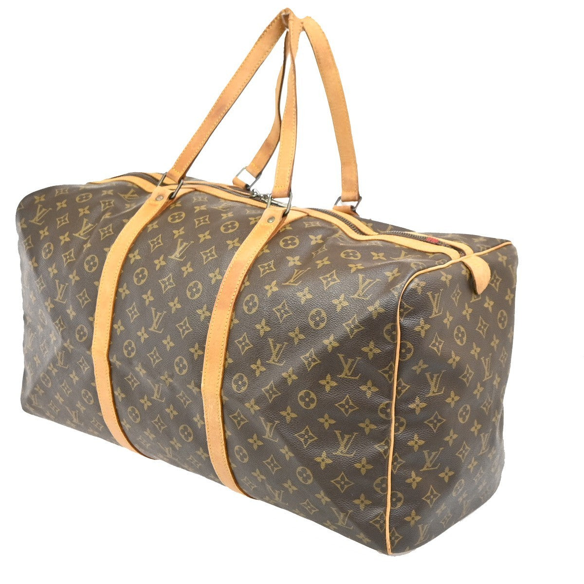 LOUIS VUITTON Sac Souple 55 Hand Boston Bag Monogram Leather BN  M41622 64MA054