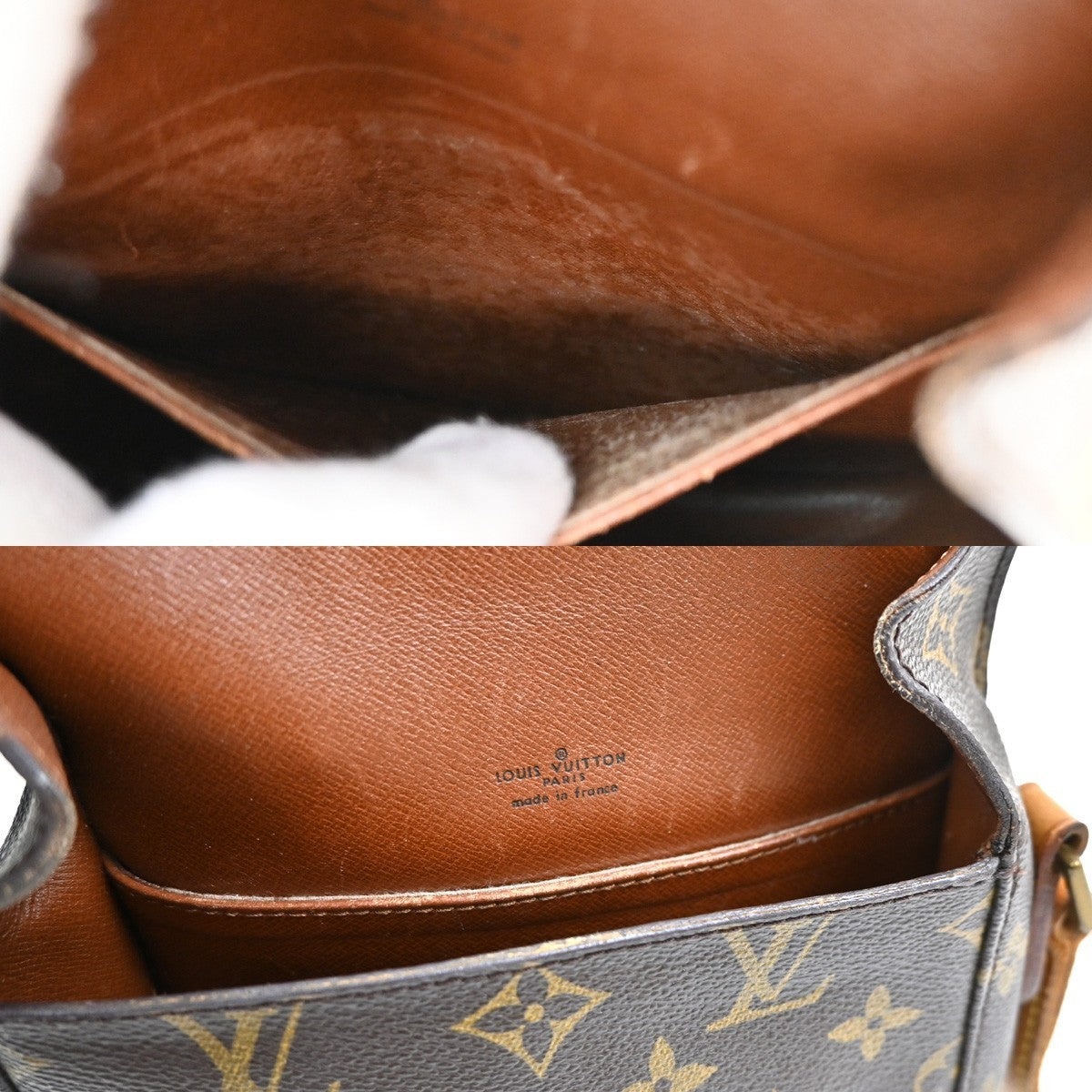 LOUIS VUITTON Mini Saint Cloud Shoulder Bag Monogram Leather BN M51244 80TA398