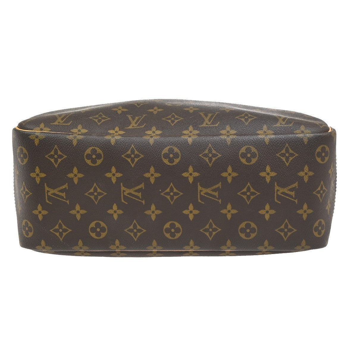 LOUIS VUITTON LV Logo Deauville Hand Bag Monogram Leather Brown M47270 73KC971