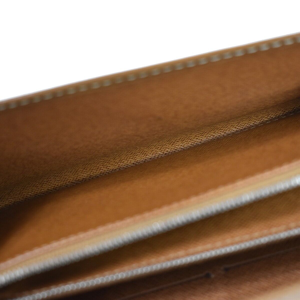 LOUIS VUITTON Porte Monnaie Credit Bifold Wallet Epi Brown France M6359I 05JH674