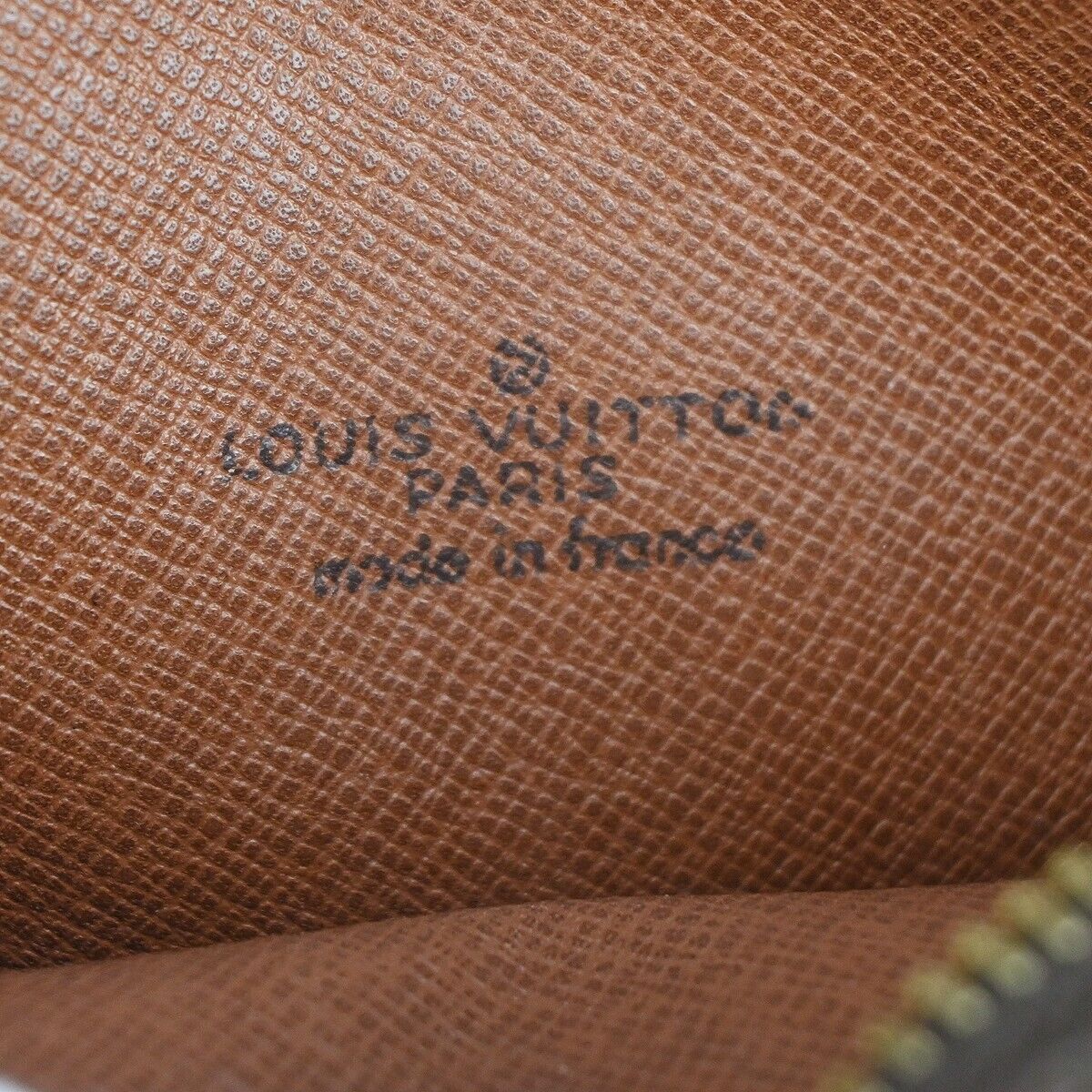 LOUIS VUITTON Danube Shoulder Bag Monogram Leather Brown France M45266 31GA141