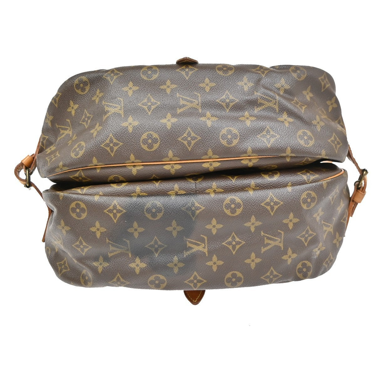 LOUIS VUITTON Saumur 35 Shoulder Bag Monogram Leather BN France M42254 73CA945