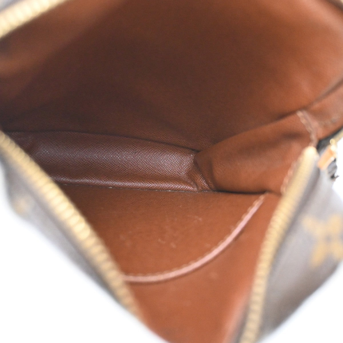 LOUIS VUITTON Danube Shoulder Bag Monogram Leather Brown France M45266 31SA063
