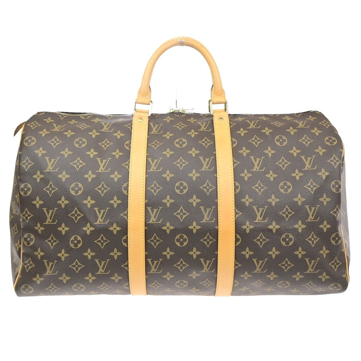 LOUIS VUITTON Keepall 50 Travel Hand Bag Monogram Leather Brown M41426 25MA708
