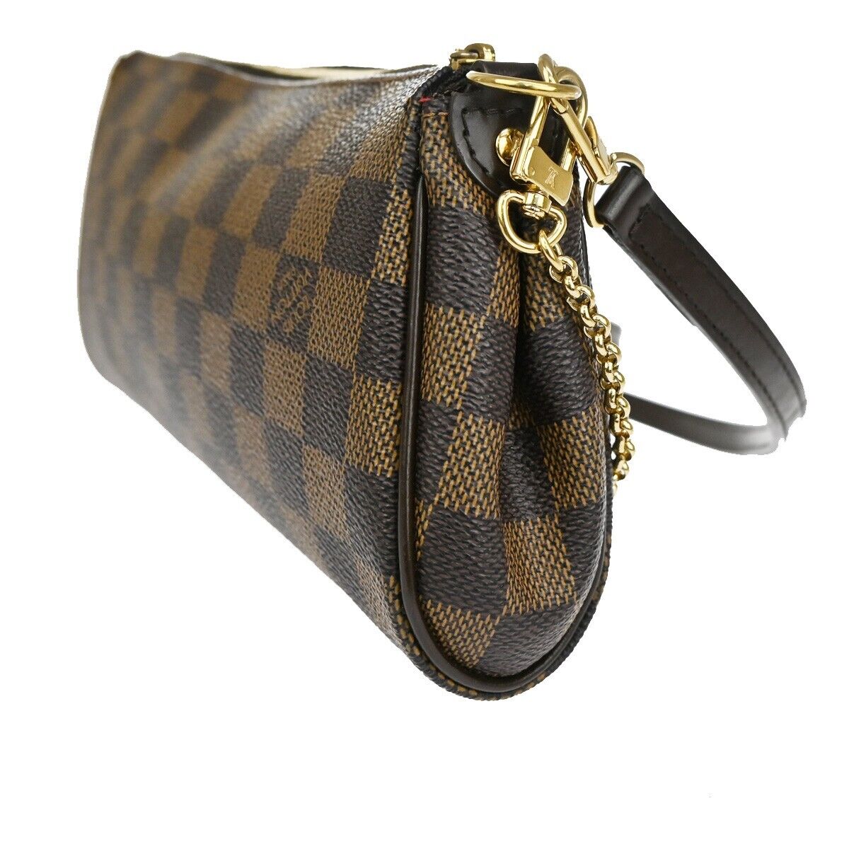 LOUIS VUITTON Damier Eva 2Way Hand Shoulder Bag Brown France N55213 627RF073