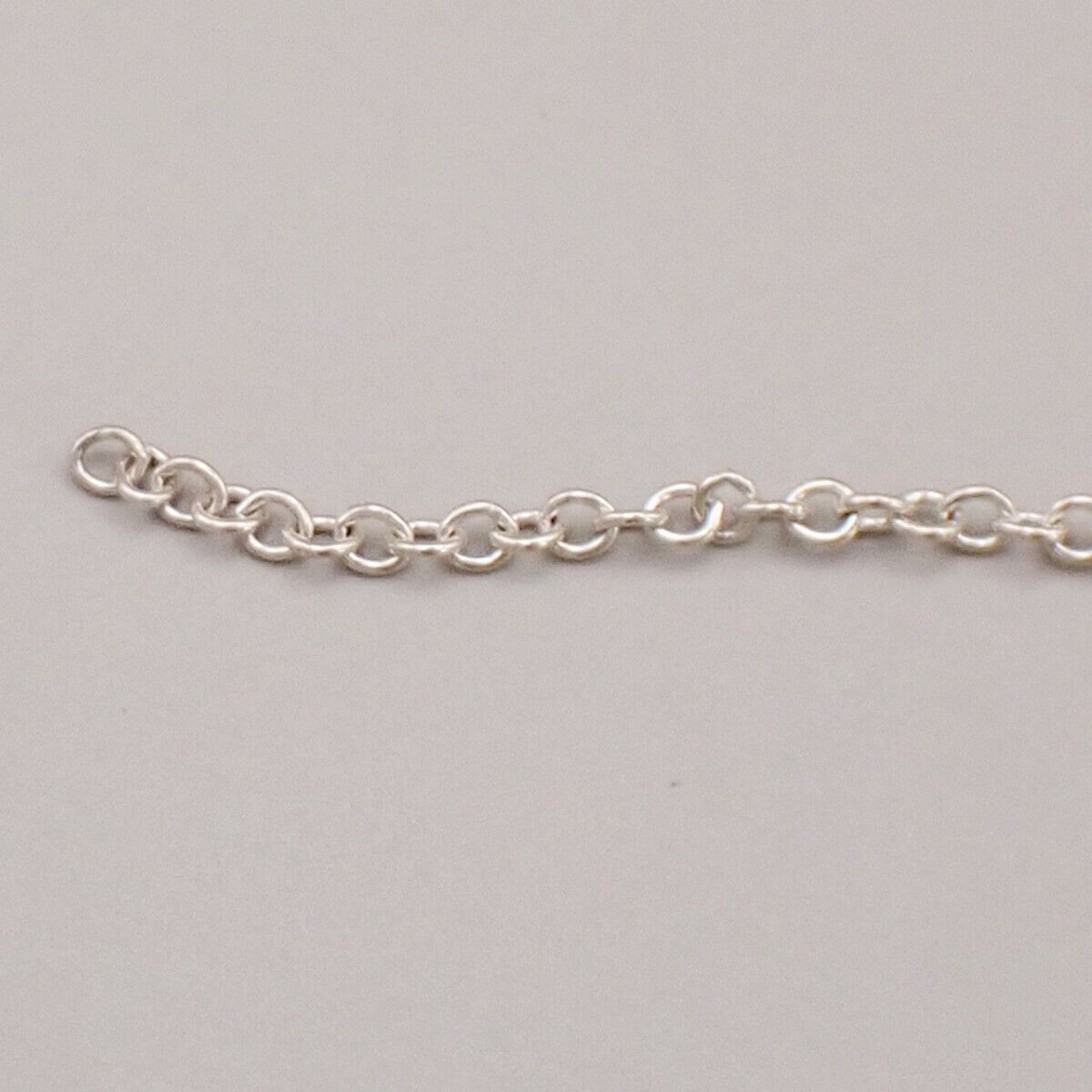 TIFFANY & CO. Return To Double Heart Mini Chain Necklace Silver Ag 925 09YF237