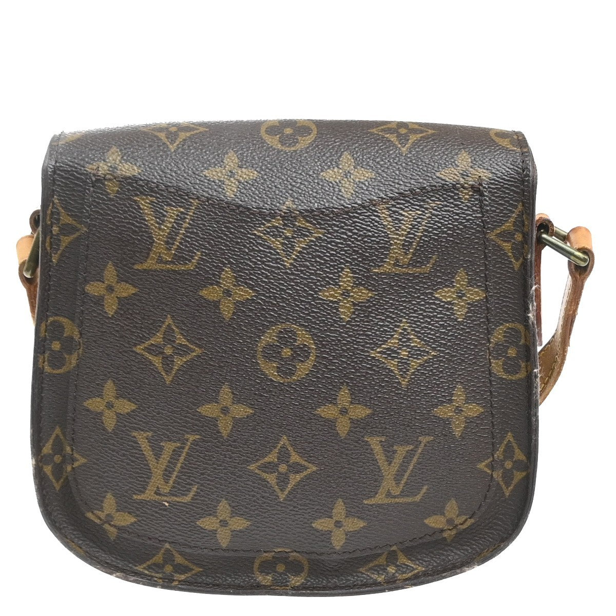 LOUIS VUITTON Mini Saint Cloud Shoulder Bag Monogram Leather BN M51244 32MA505
