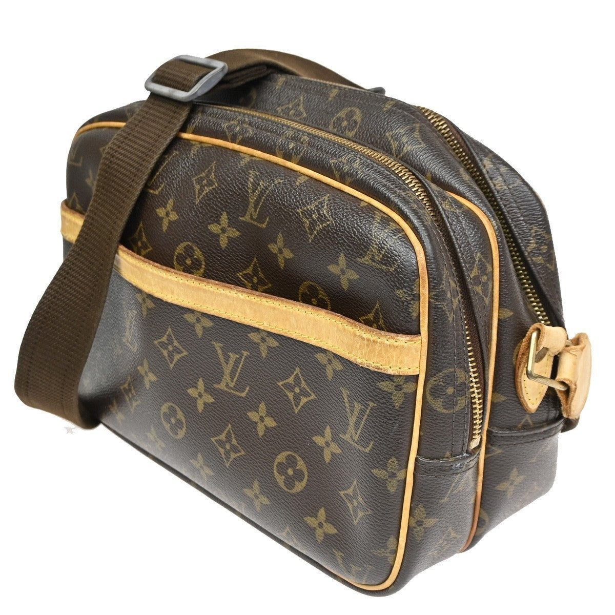 LOUIS VUITTON Reporter Crossbody Shoulder Bag Monogram Leather BN M45254 82KC246