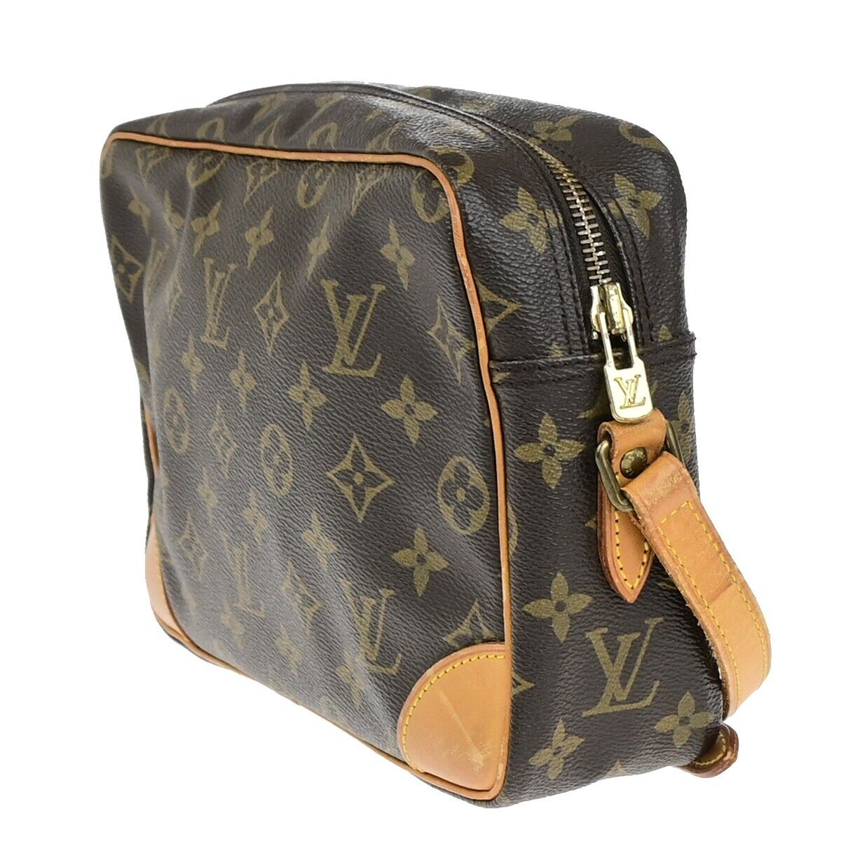 LOUIS VUITTON Trocadero 27 Shoulder Bag Monogram Leather Brown M51274 82EC899