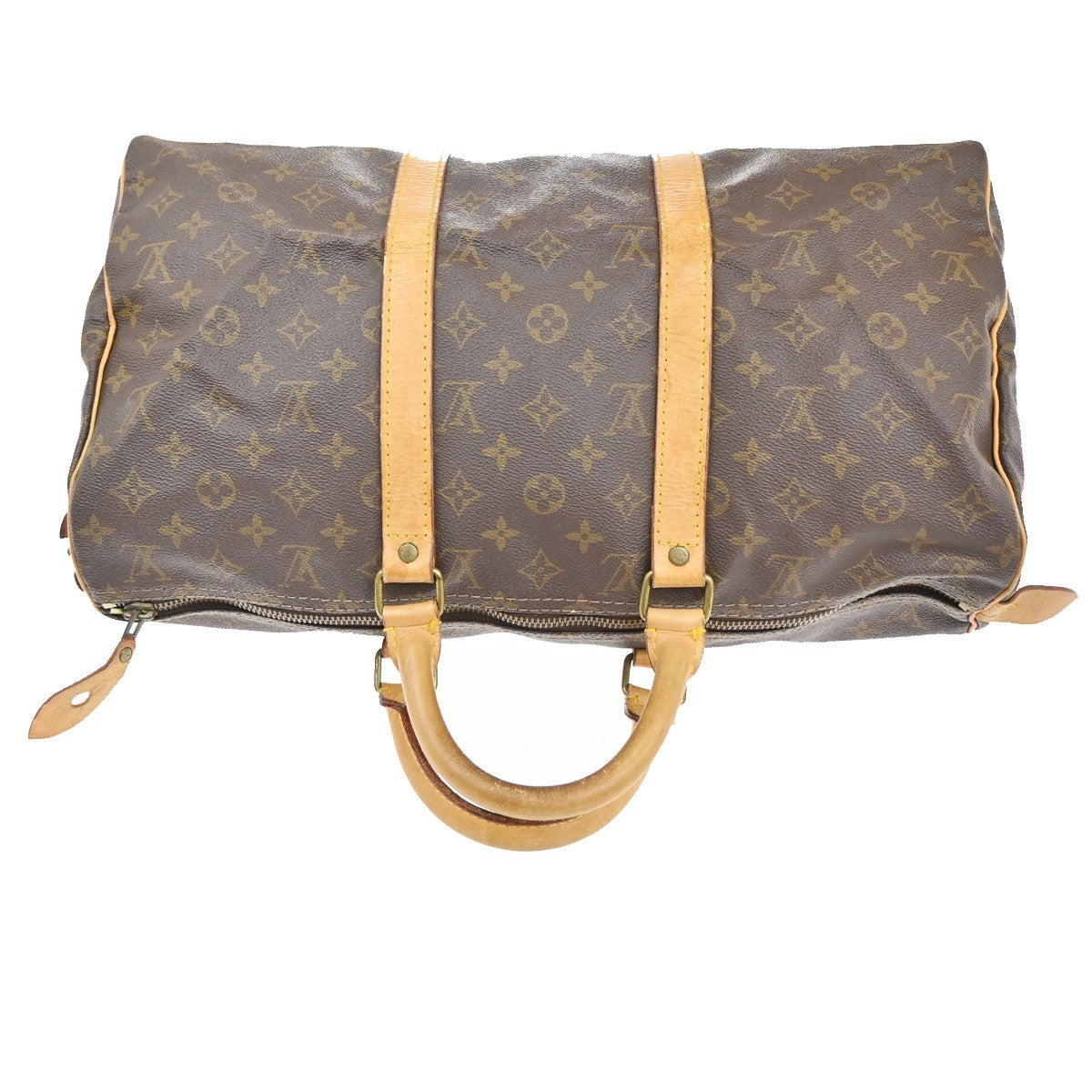 LOUIS VUITTON Keepall 45 Travel Hand Bag Monogram Leather Brown M41428 02CA726