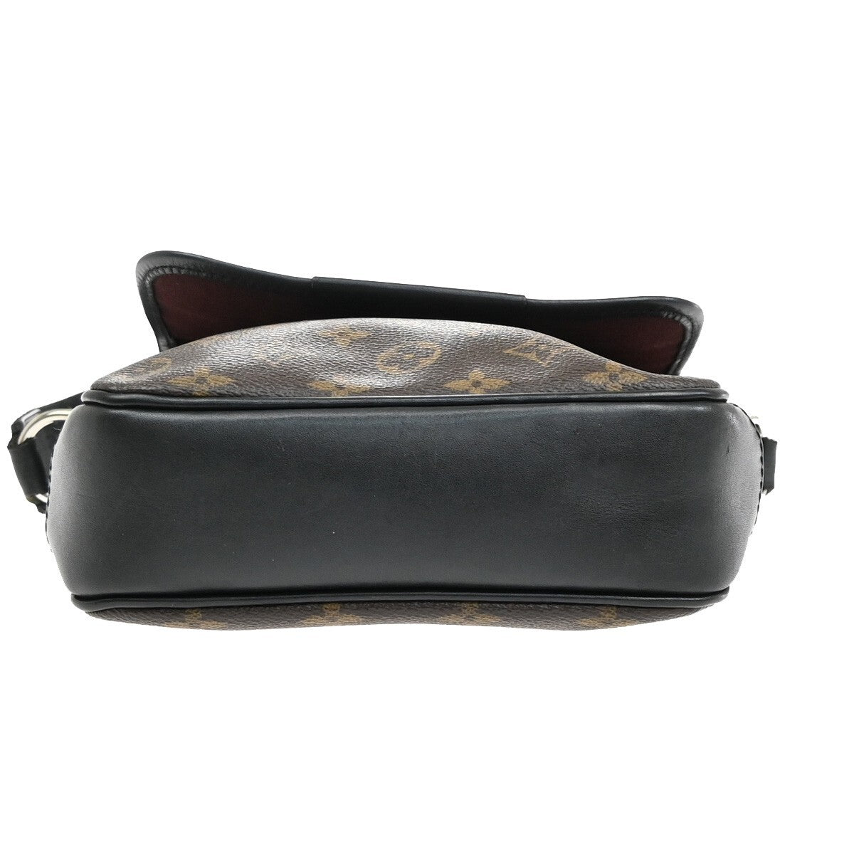LOUIS VUITTON Bass PM Shoulder Bag Monogram Macassar Leather BN M56717 98EE302