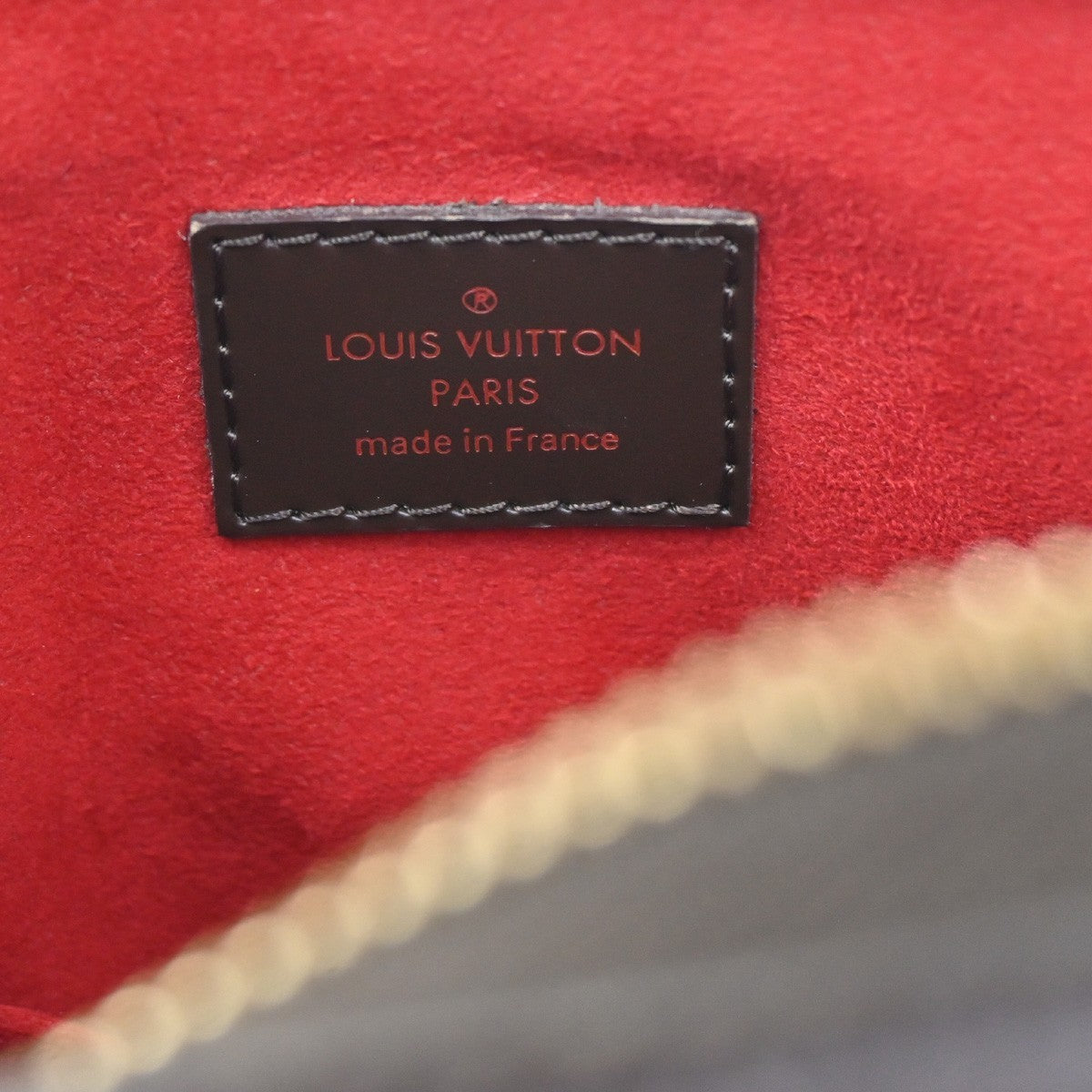 LOUIS VUITTON Trevi PM  2-way Handbag Damier Ebene Leather Brown N51997 40RL443