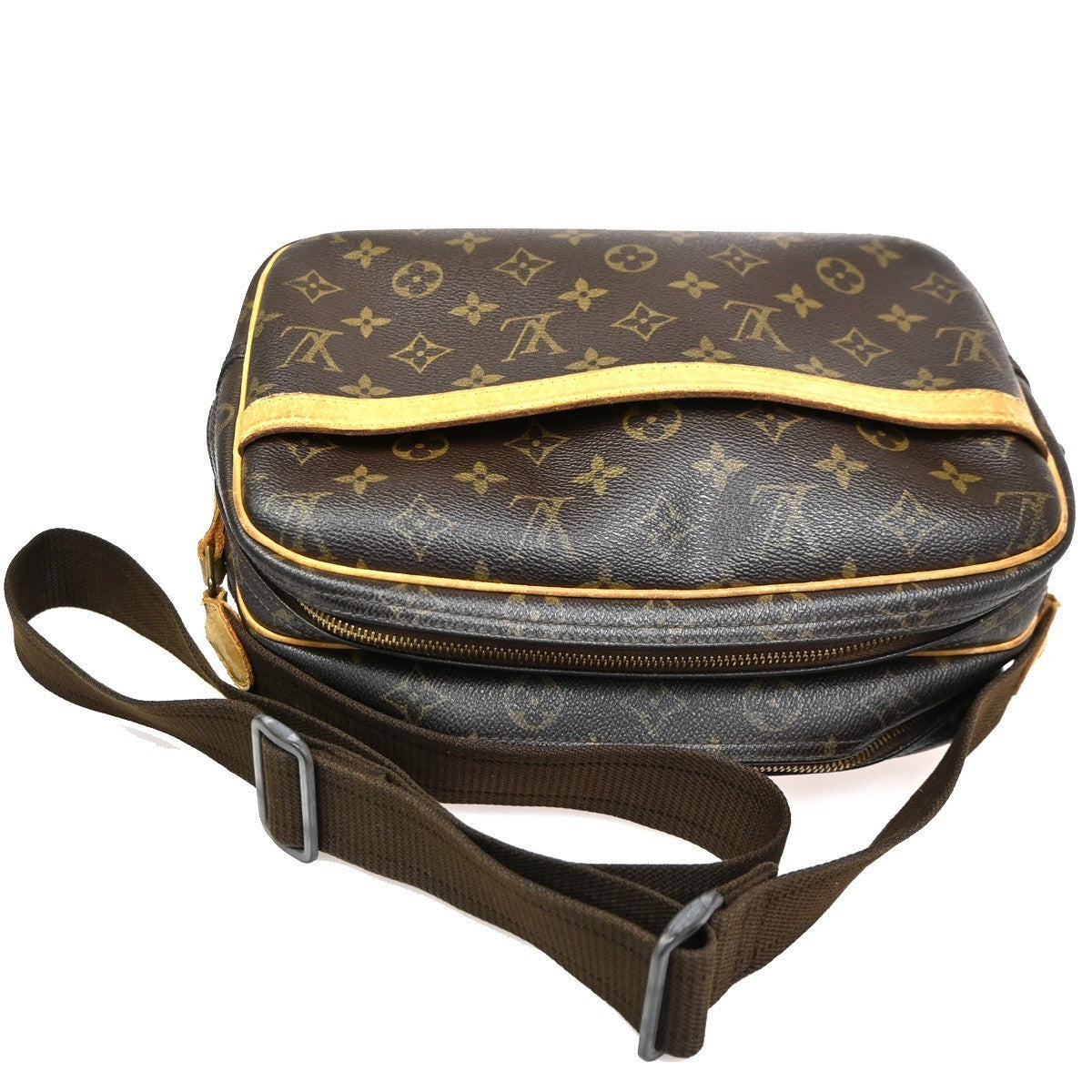 LOUIS VUITTON Reporter Crossbody Shoulder Bag Monogram Leather BN M45254 82KC246