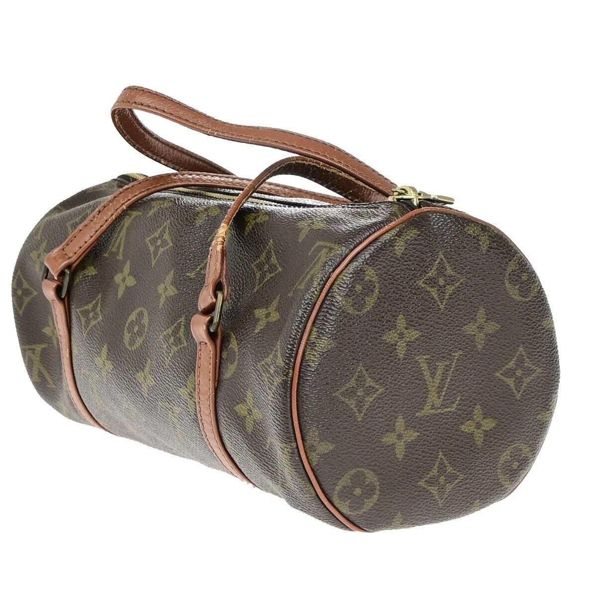 LOUIS VUITTON PAPILLON 26 Hand Bag Monogram Leather Brown France M51366 36EC523
