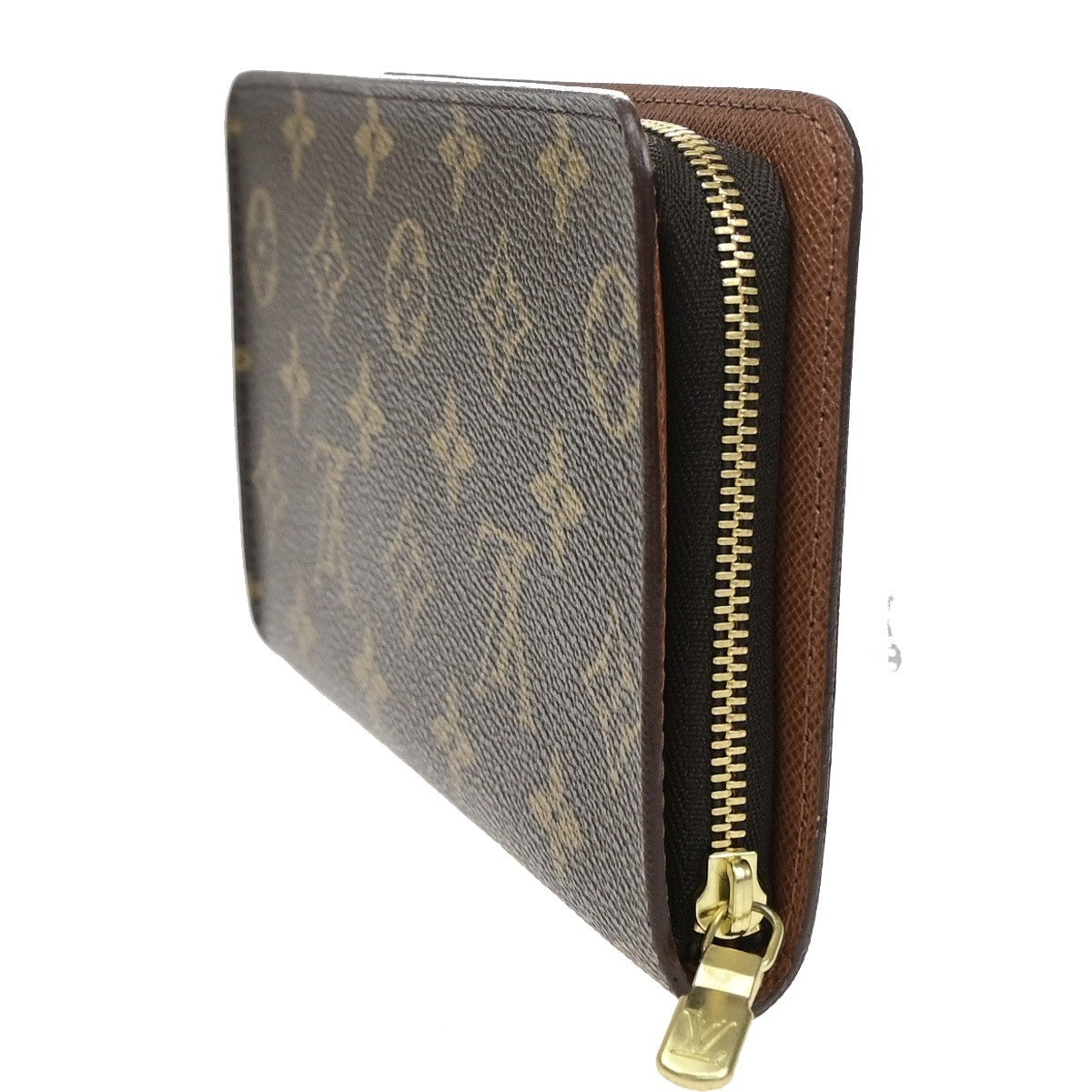 LOUIS VUITTON Porte Monnaie Zip Ling Wallet Monogram Leather BN M61727 80YJ246