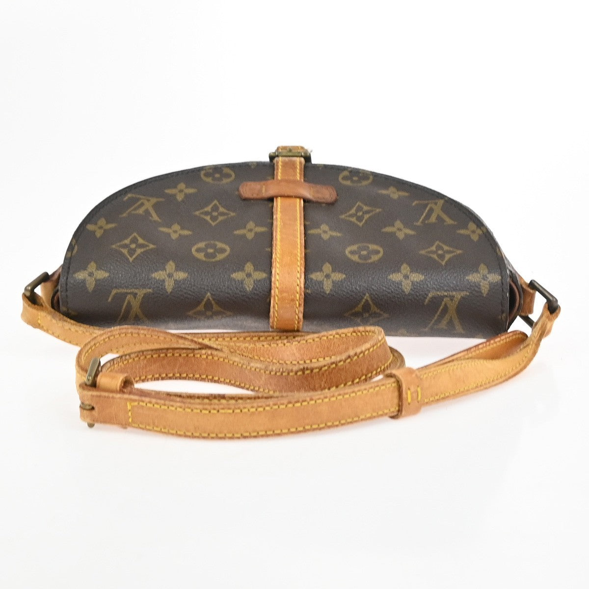 LOUIS VUITTONI Chantilly MM Shoulder Bag Monogram Leather Brown M51233 65AA213