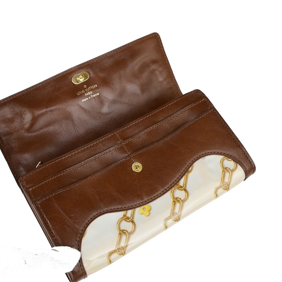 LOUIS VUITTON Limited Edition Cabas Porte-Monnaie Wallet PVC Leather 61EC966