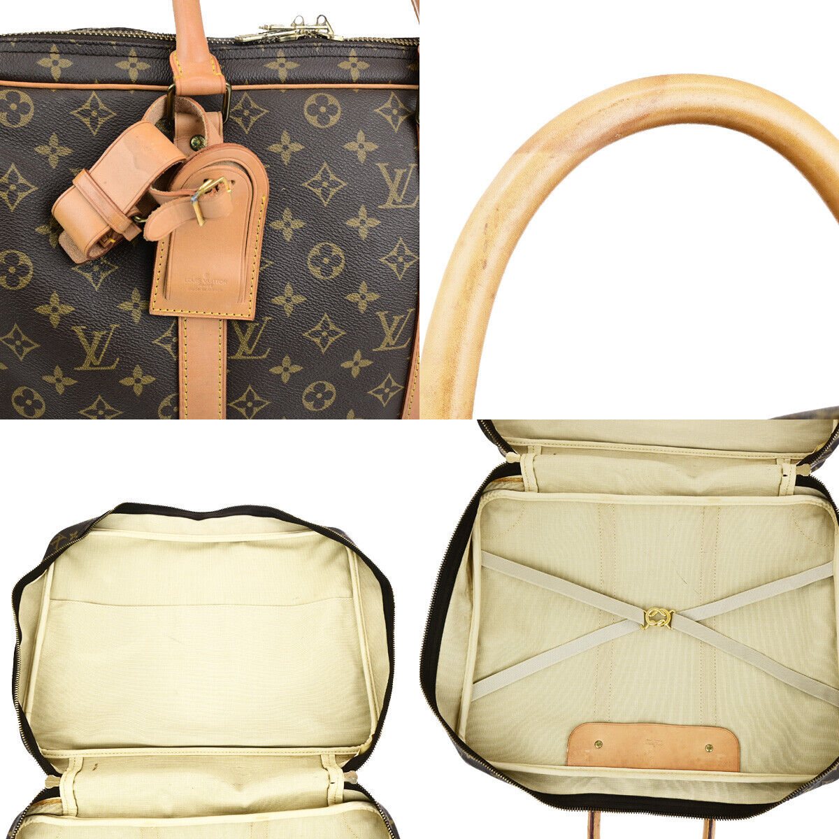 LOUIS VUITTON Sac 48 Heures Travel Hand Bag Monogram Leather BN M41383 32YG588