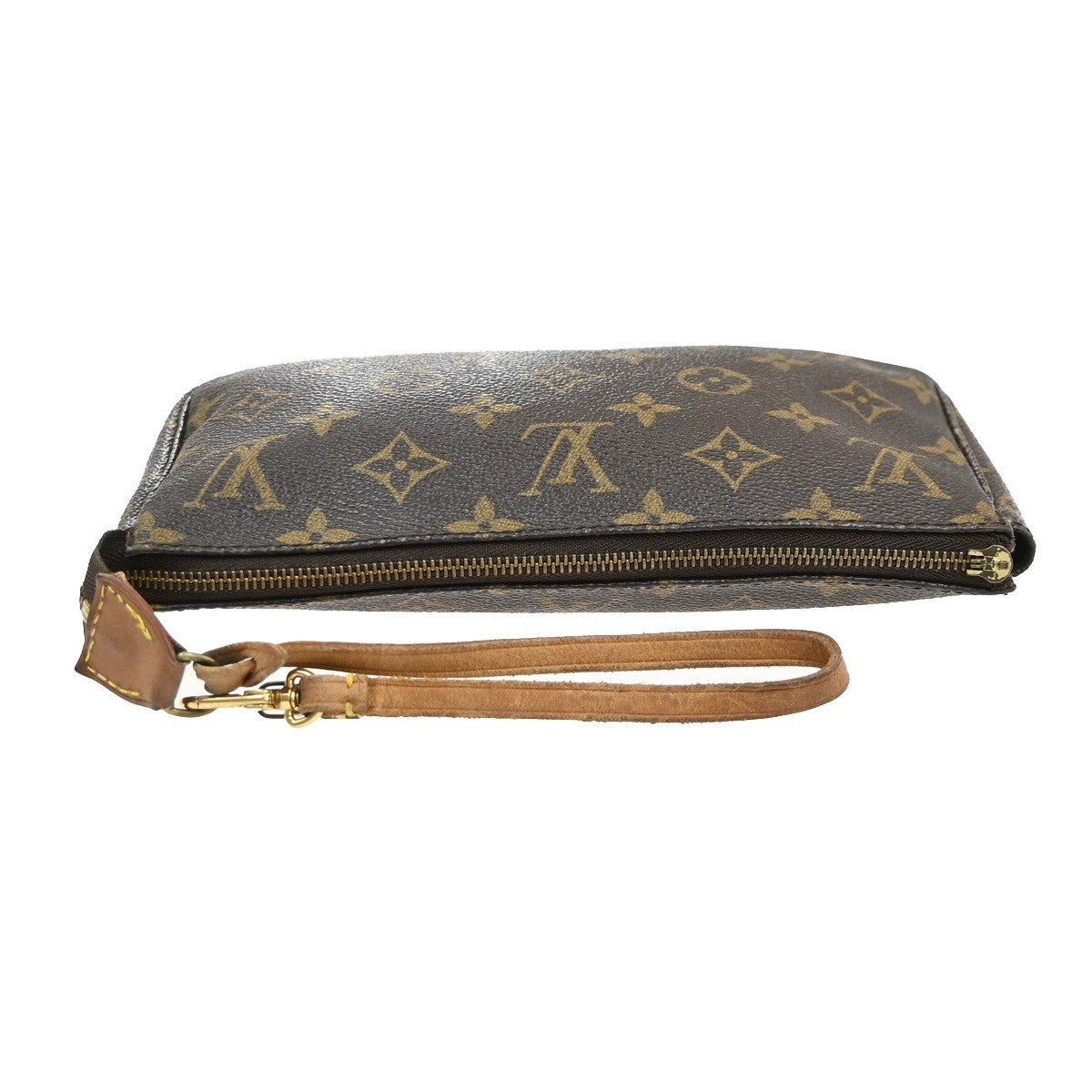 LOUIS VUITTON Pochette Accessoires Hand Bag Monogram Leather BN M51980 61SA069