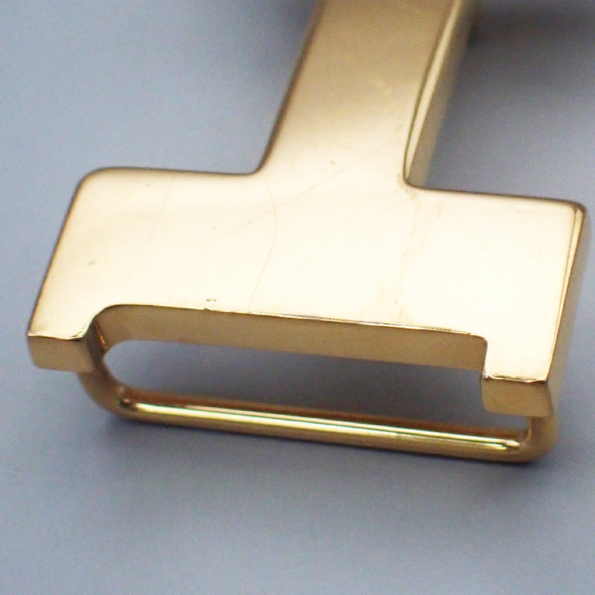 HERMES H Logo Constance Buckle Metal Gold Plated 30RL995