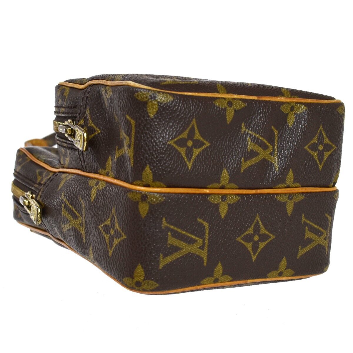 LOUIS VUITTON Mini Amazon Shoulder Bag Monogram Leather Brown M45238 86EA041