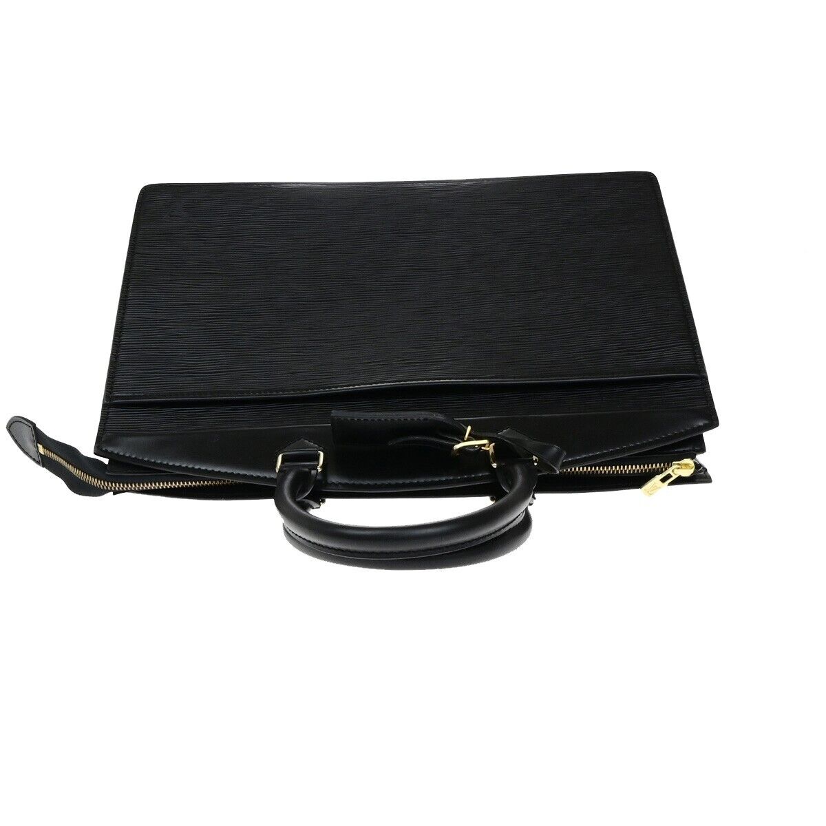 LOUIS VUITTON LV Logo Riviera Hand Bag Epi Leather Black France M48182 65ED659