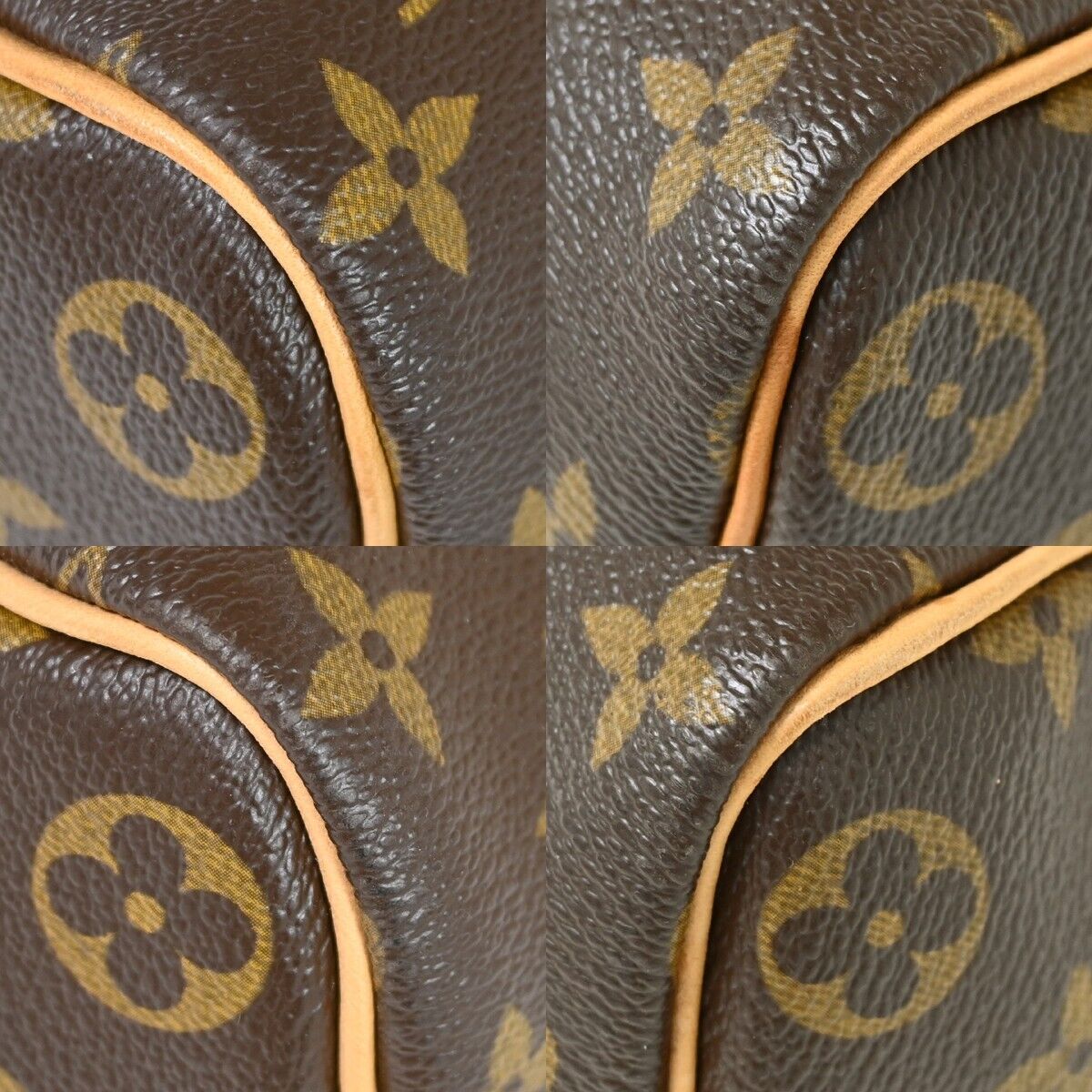 LOUIS VUITTON Keepall 45 Travel Hand Bag Monogram Leather Brown M41428 42HB394