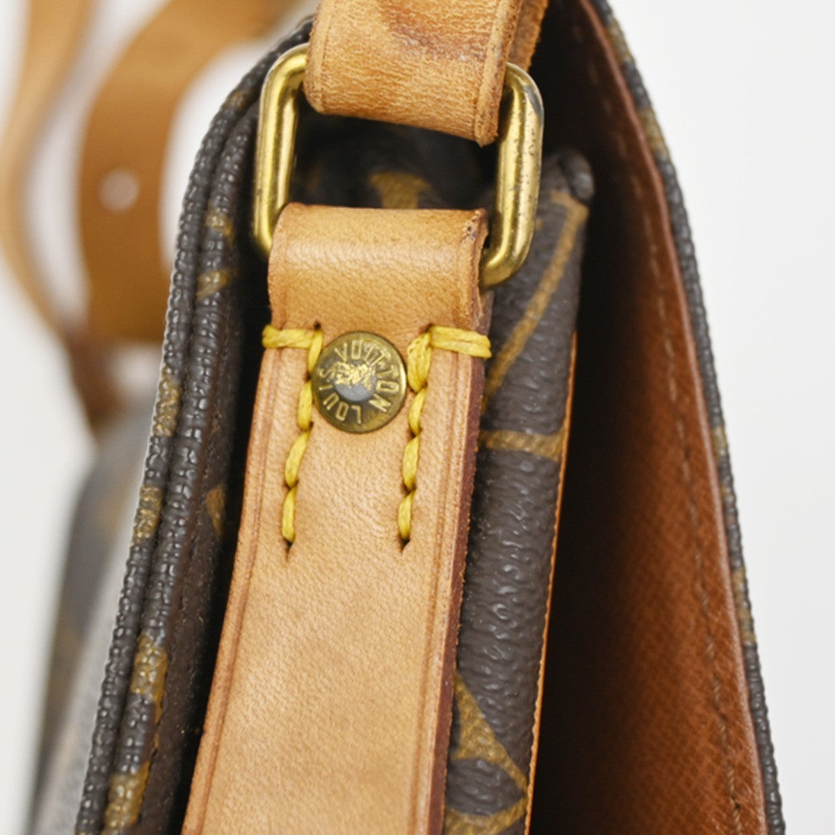 LOUIS VUITTON Mini Cartouchiere Shoulder Bag Monogram Leather BN M51254 34KD084