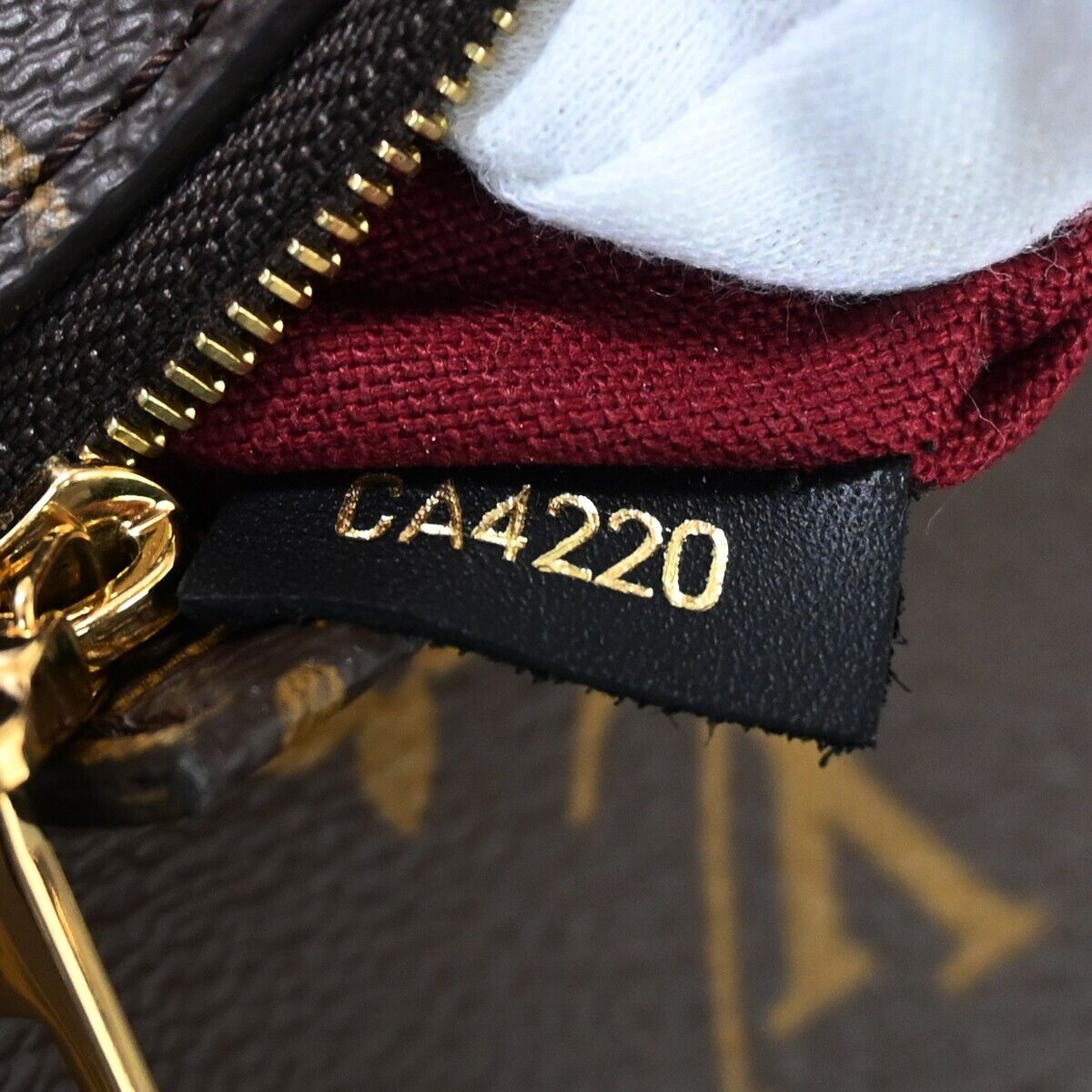 LOUIS VUITTON Montsouris PM Backpack Bag Monogram Leather Brown M45515 321RH692