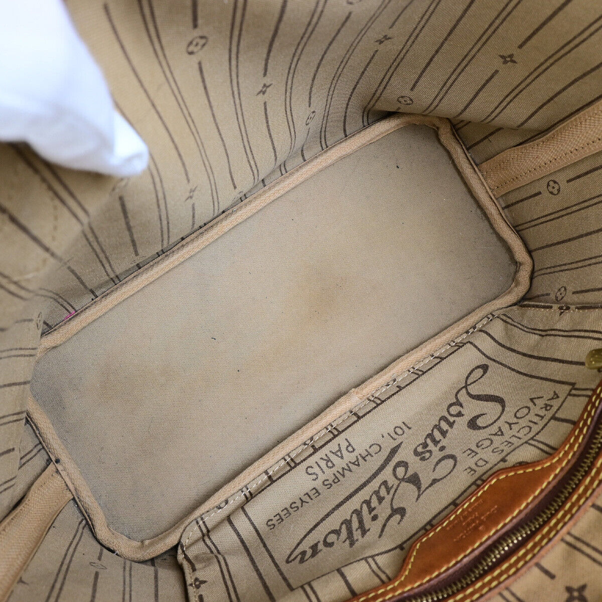 LOUIS VUITTON Neverfull PM Shoulder Tote Bag Monogram Leather BN M40155 18SJ452