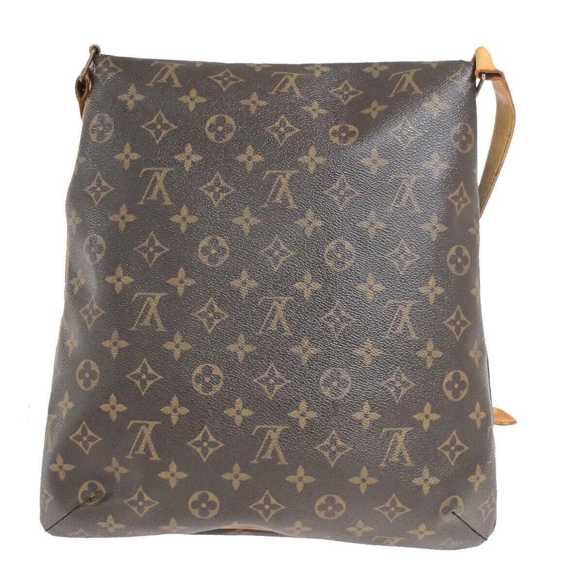 LOUIS VUITTON Musette Shoulder Bag Monogram Leather Brown Spain M51256 33FB533