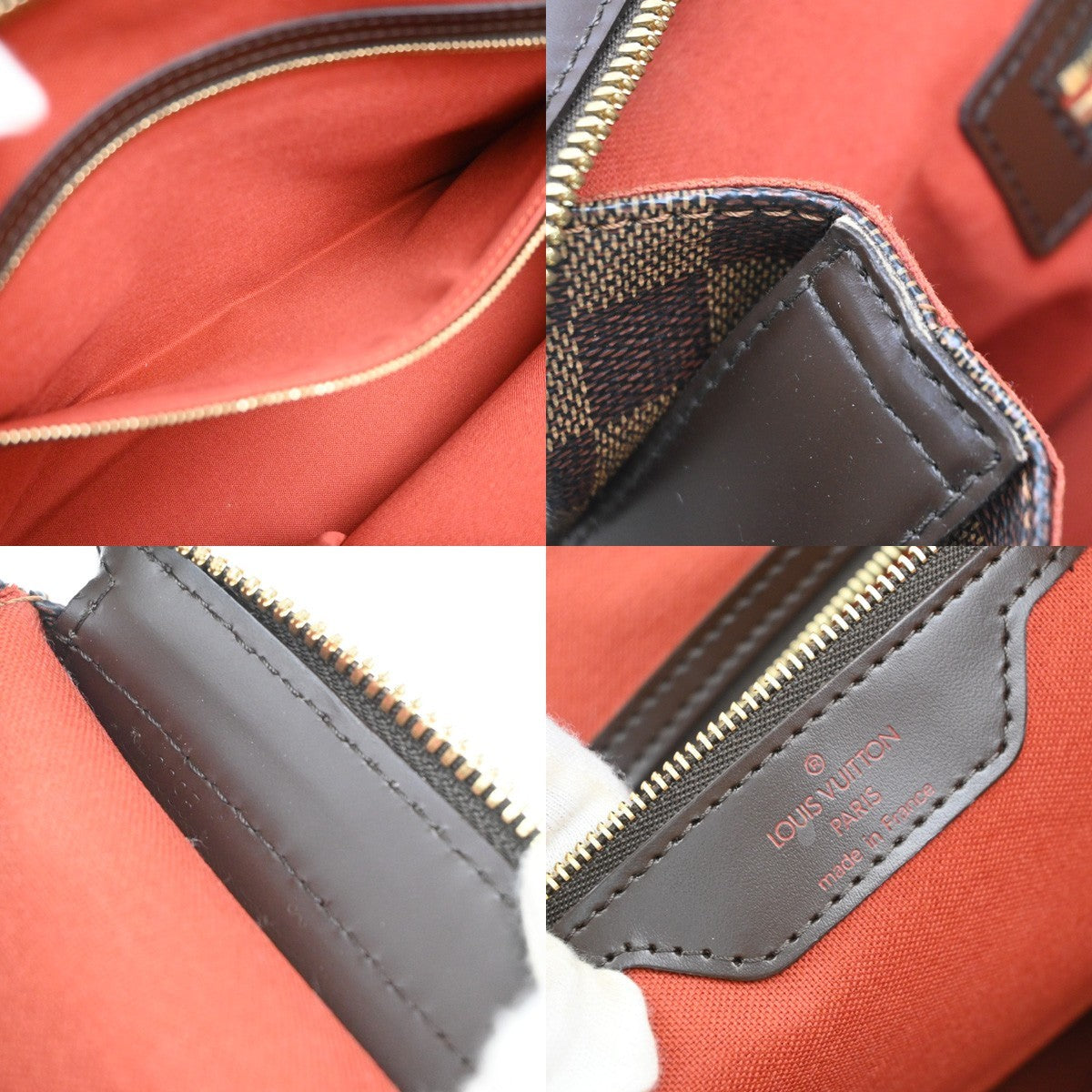 LOUIS VUITTON Chelsea Shoulder Tote Bag Damier Ebene Leather BN N51119 89MA623