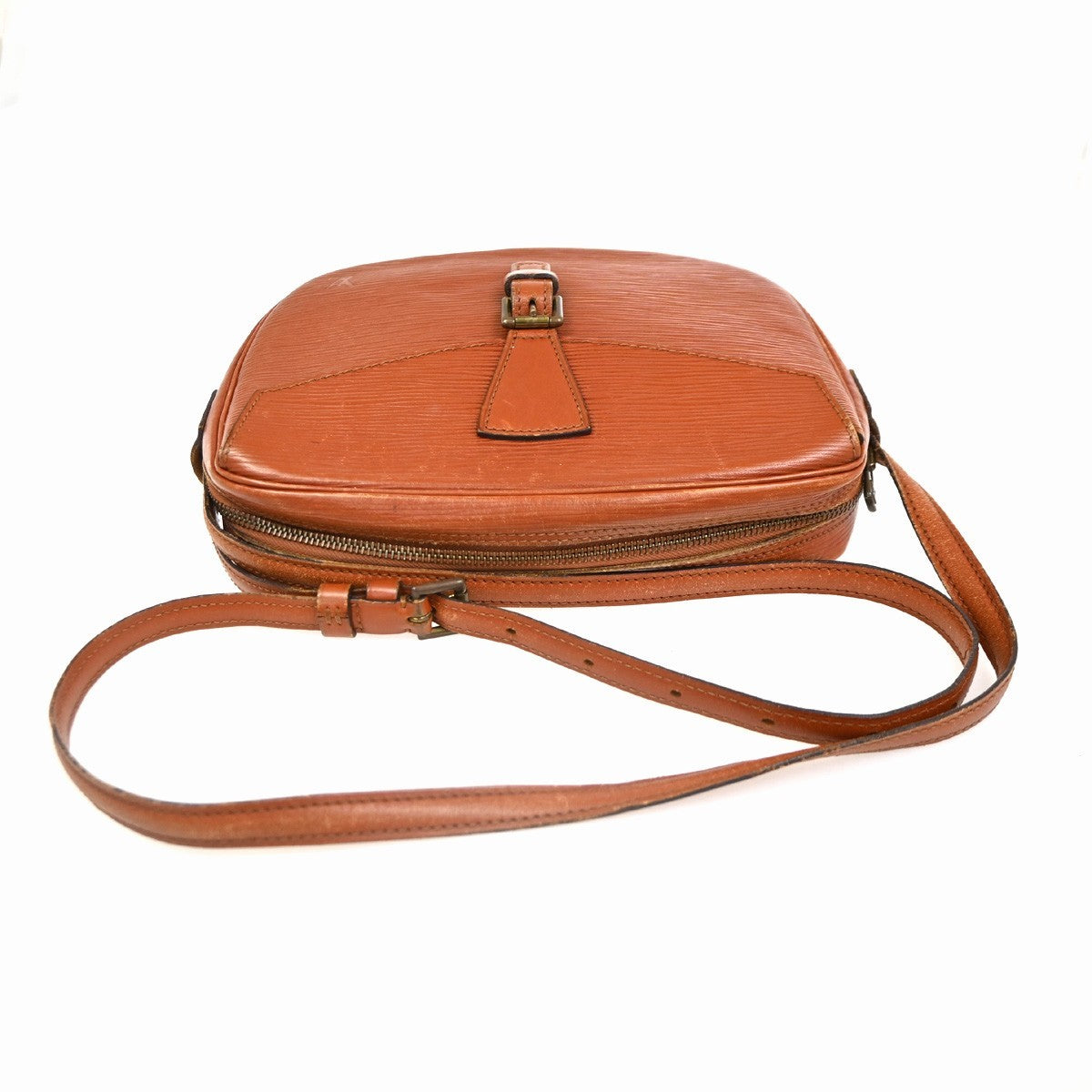 LOUIS VUITTON Jeune Fille Shoulder Bag Epi Leather Brown France M52153 65KC724