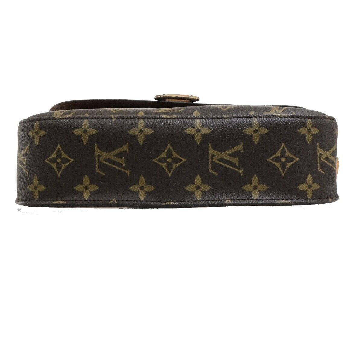 LOUIS VUITTON Saint Cloud GM Shoulder Bag Monogram Leather Brown M51242 70ED490