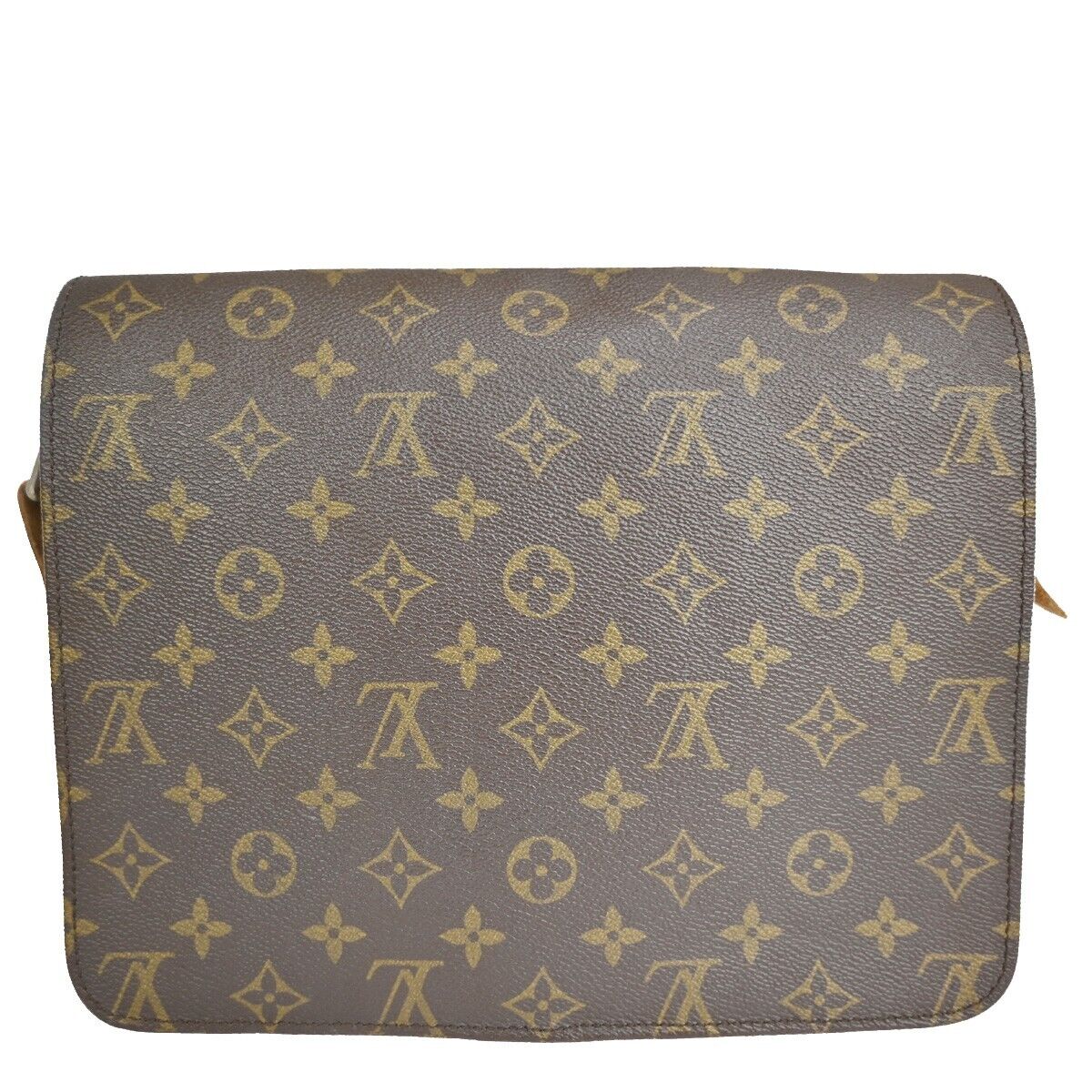 LOUIS VUITTON Cartouchiere GM Shoulder Bag Monogram Leather Brown M51252 64EA441