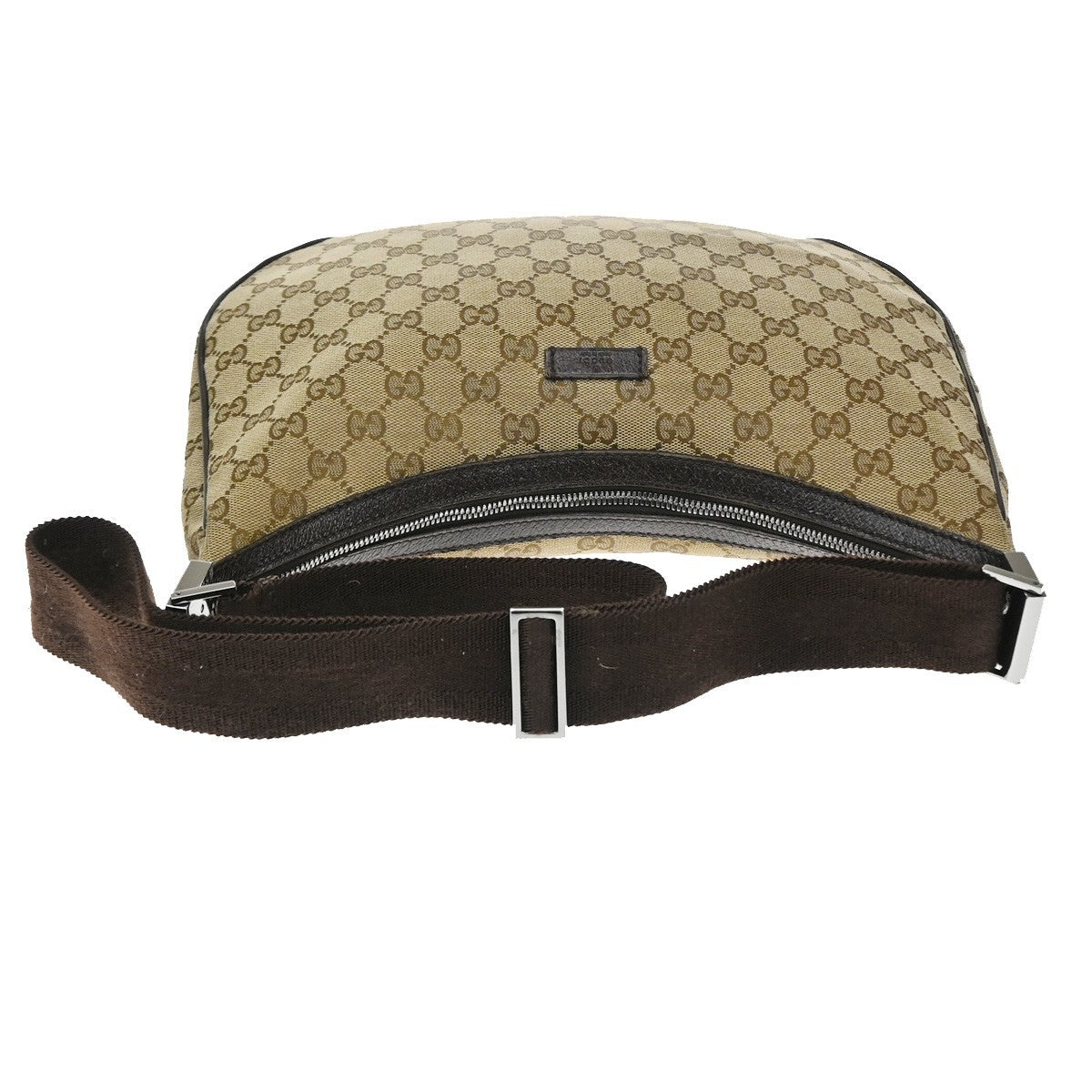 GUCCI Logo GG Pattern Crossbody Shoulder Bag Canavs Leather BN SHW Italy 70YJ143