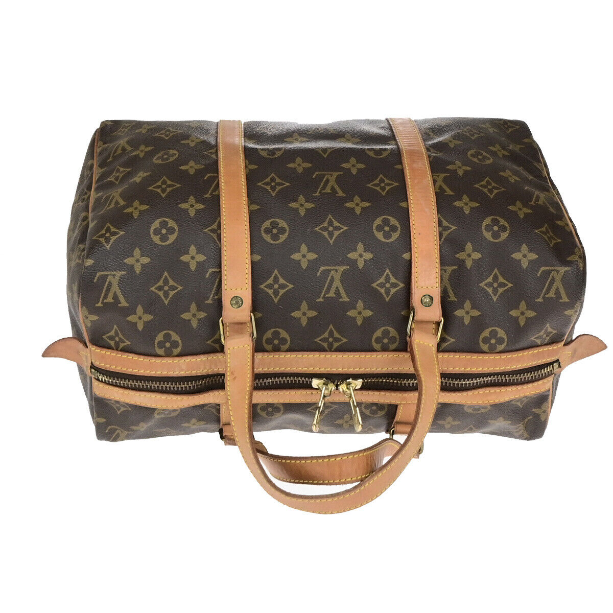 LOUIS VUITTON Sac Souple 35 Travel Hand Bag Monogram Leather BN M41626 39YG687