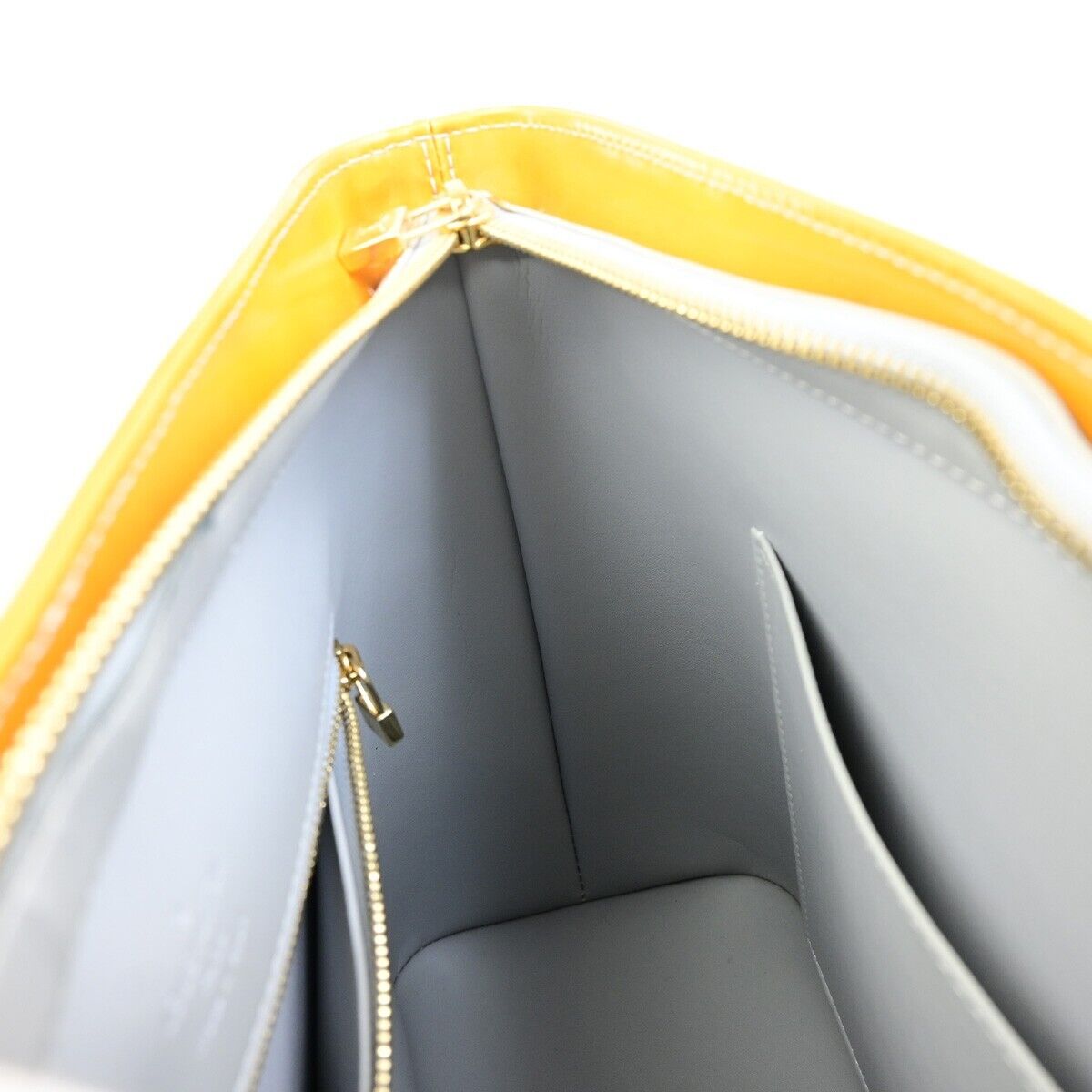 LOUIS VUITTON Houston Shoulder Bag Monogram Vernis Leather Yellow M91303 04ED912
