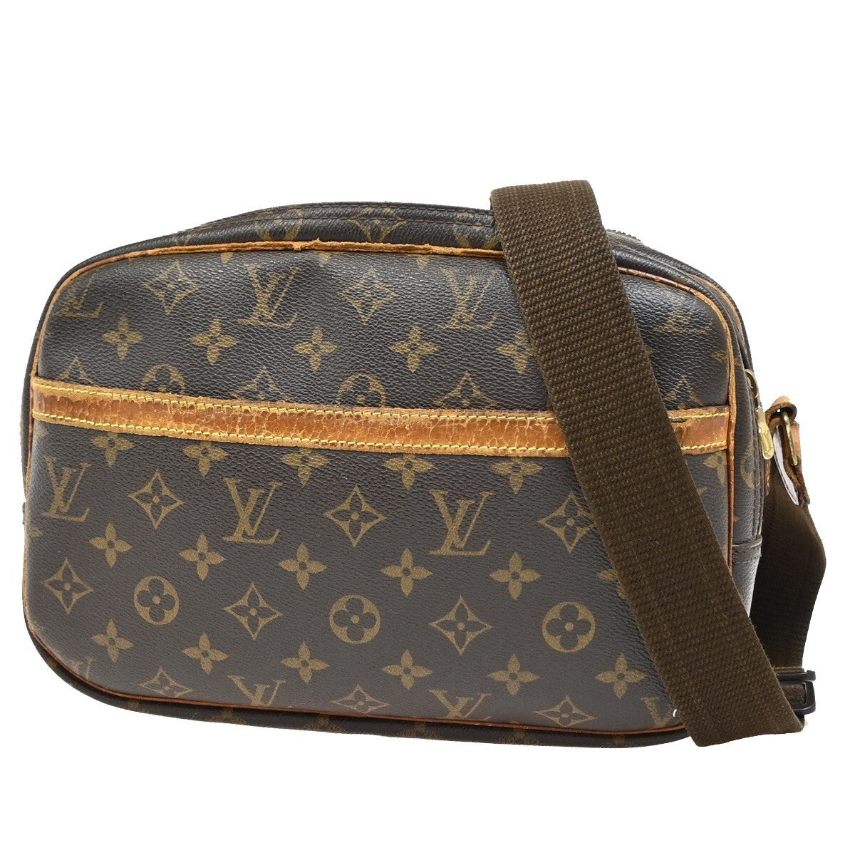 LOUIS VUITTON Reporter PM Crossbody Shoulder Bag Monogram Leather M45254 67EE752