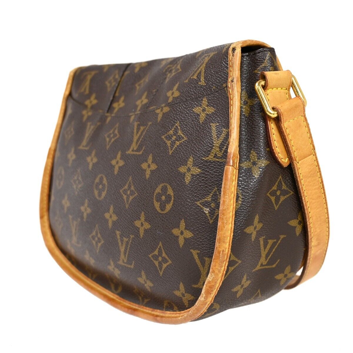 LOUIS VUITTON Menilmontant PM Shoulder Bag Monogram Leather BN M40474 12HB398