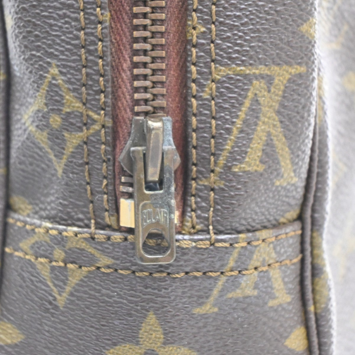 LOUIS VUITTON Trousse Toilette 28 Clutch Hand Bag Monogram Brown M47522 04MA282